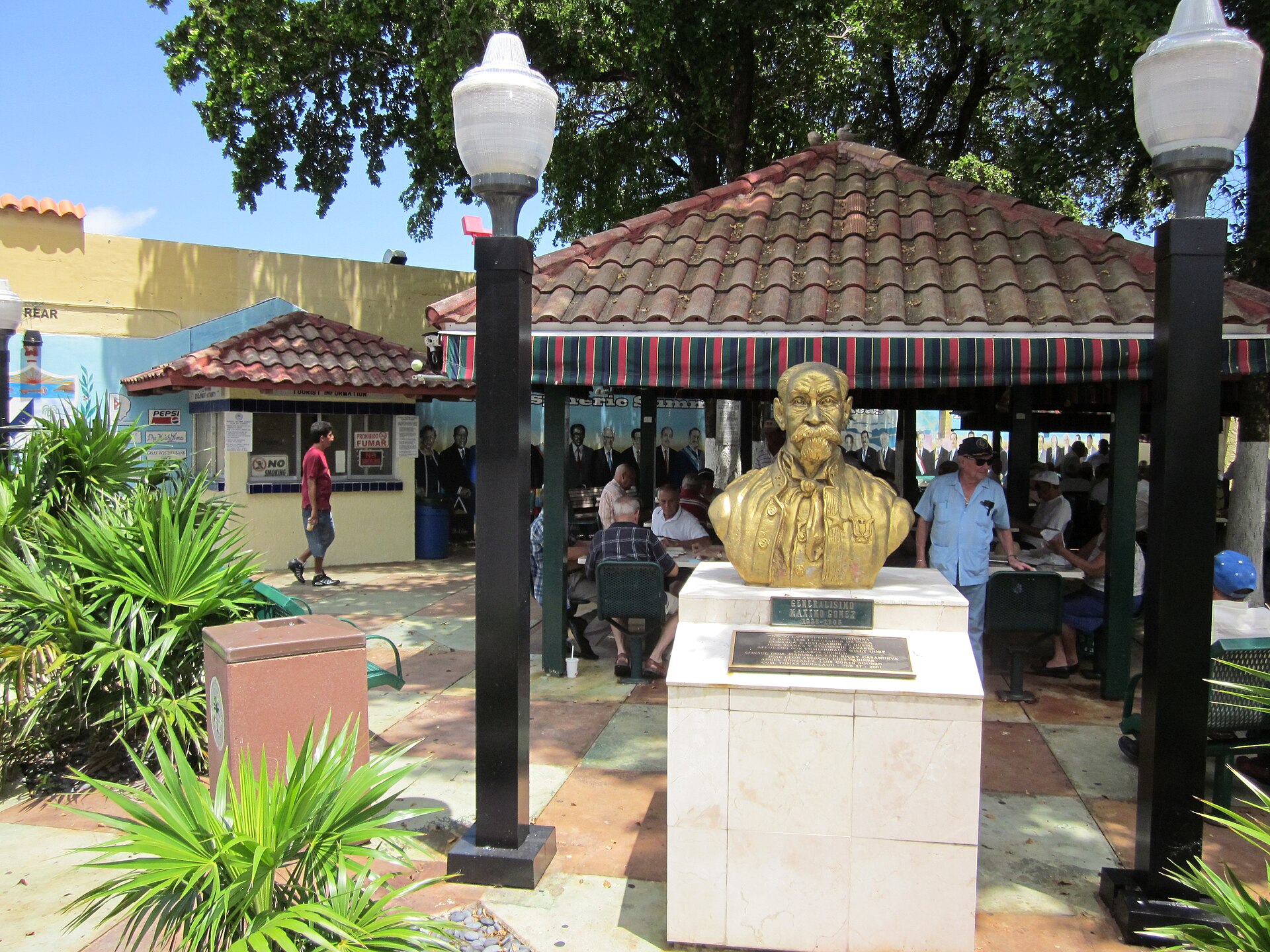 Domino Park on Calle Ocho in Little Havana, Miami