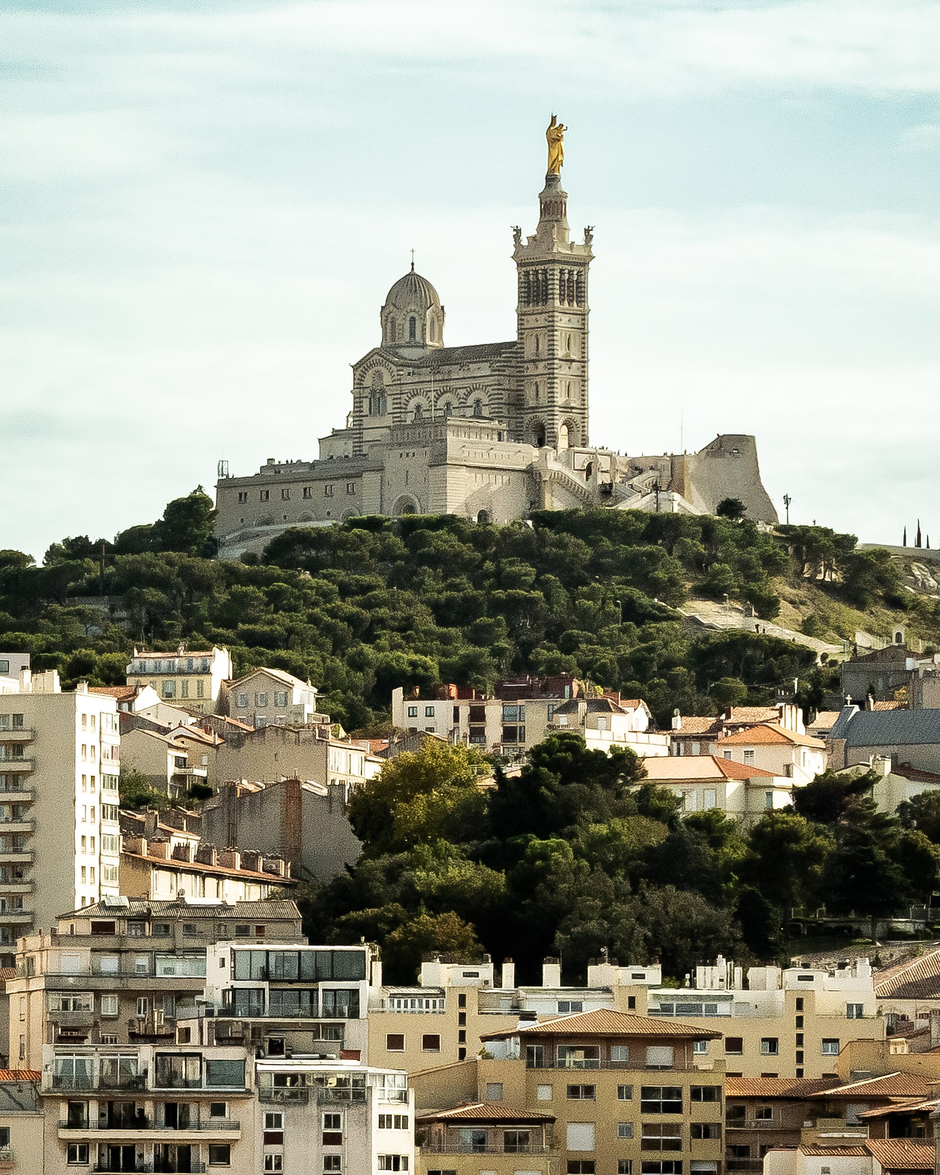 Notre-Dame de la Garde basilica overlooking Marseille