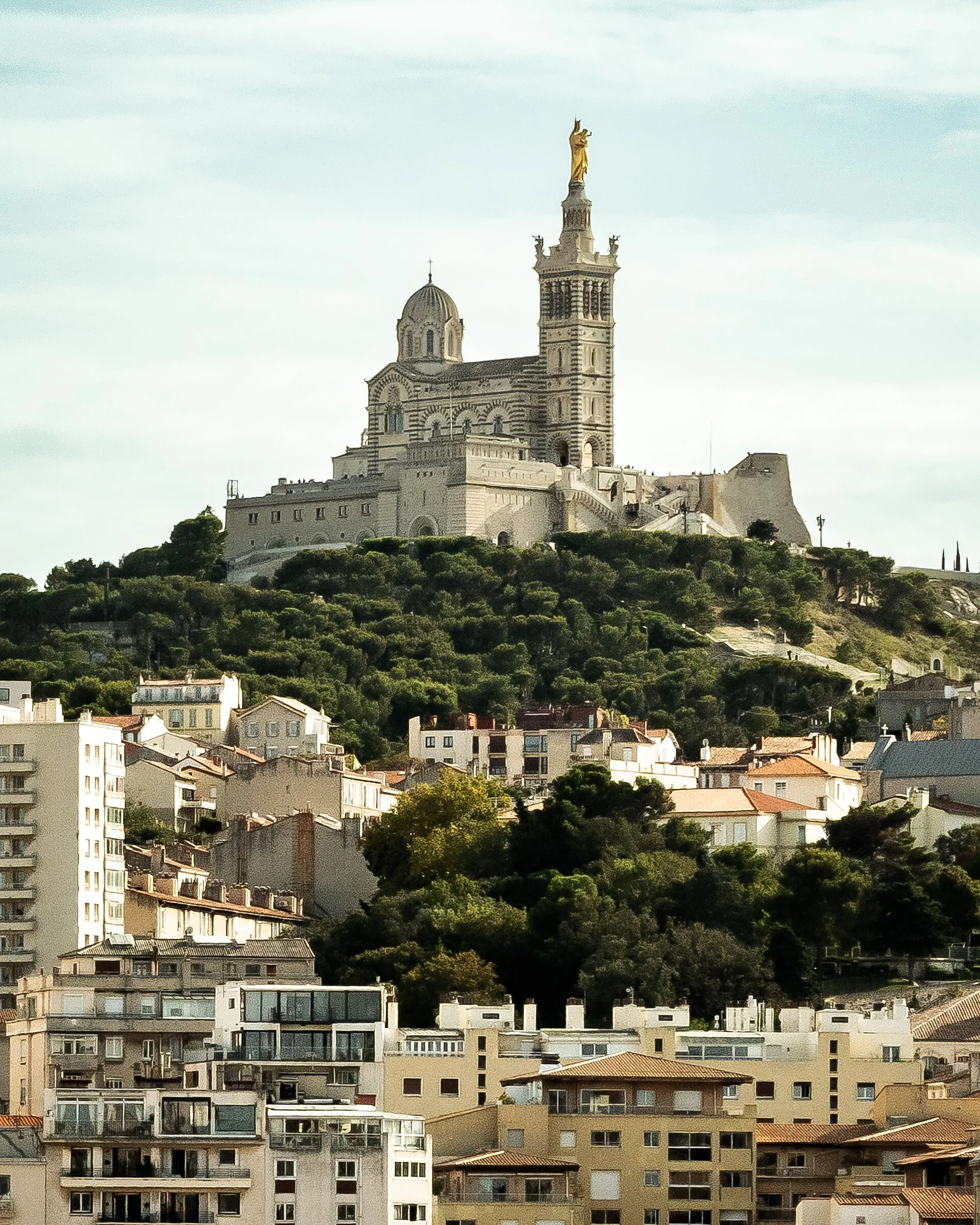 Notre-Dame de la Garde basilica overlooking Marseille