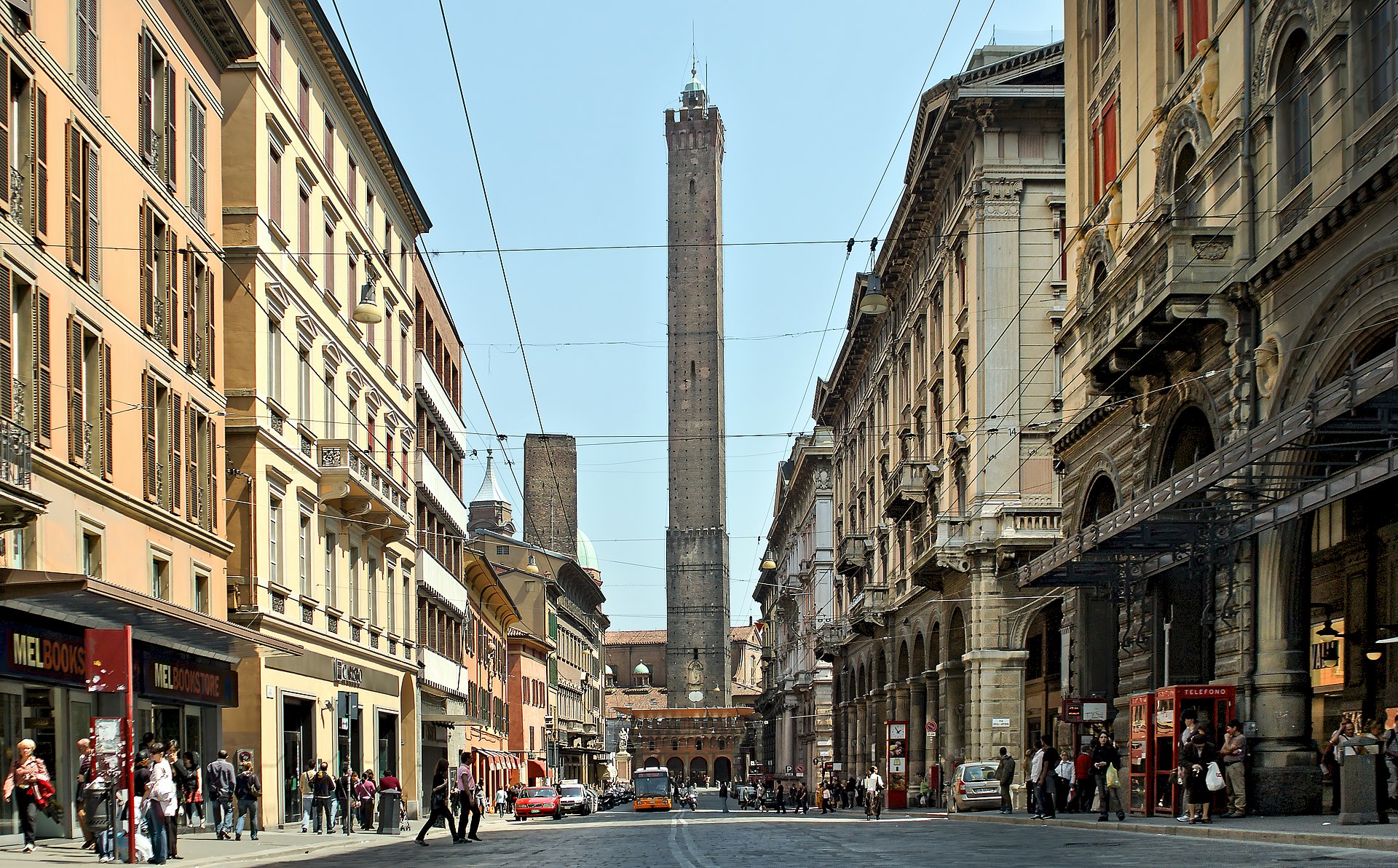 The Two Towers of Bologna