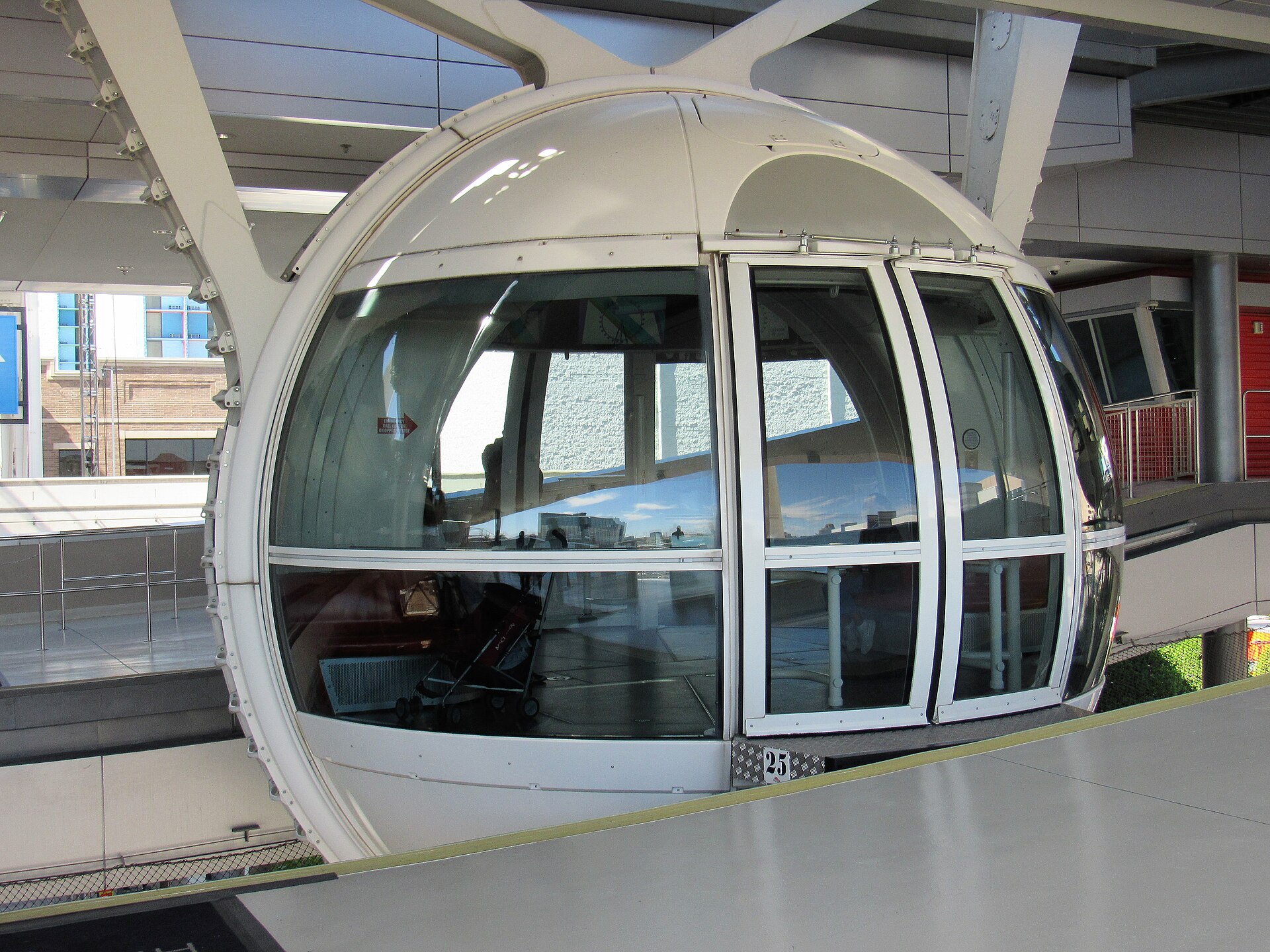 The High Roller observation wheel on the Las Vegas Strip