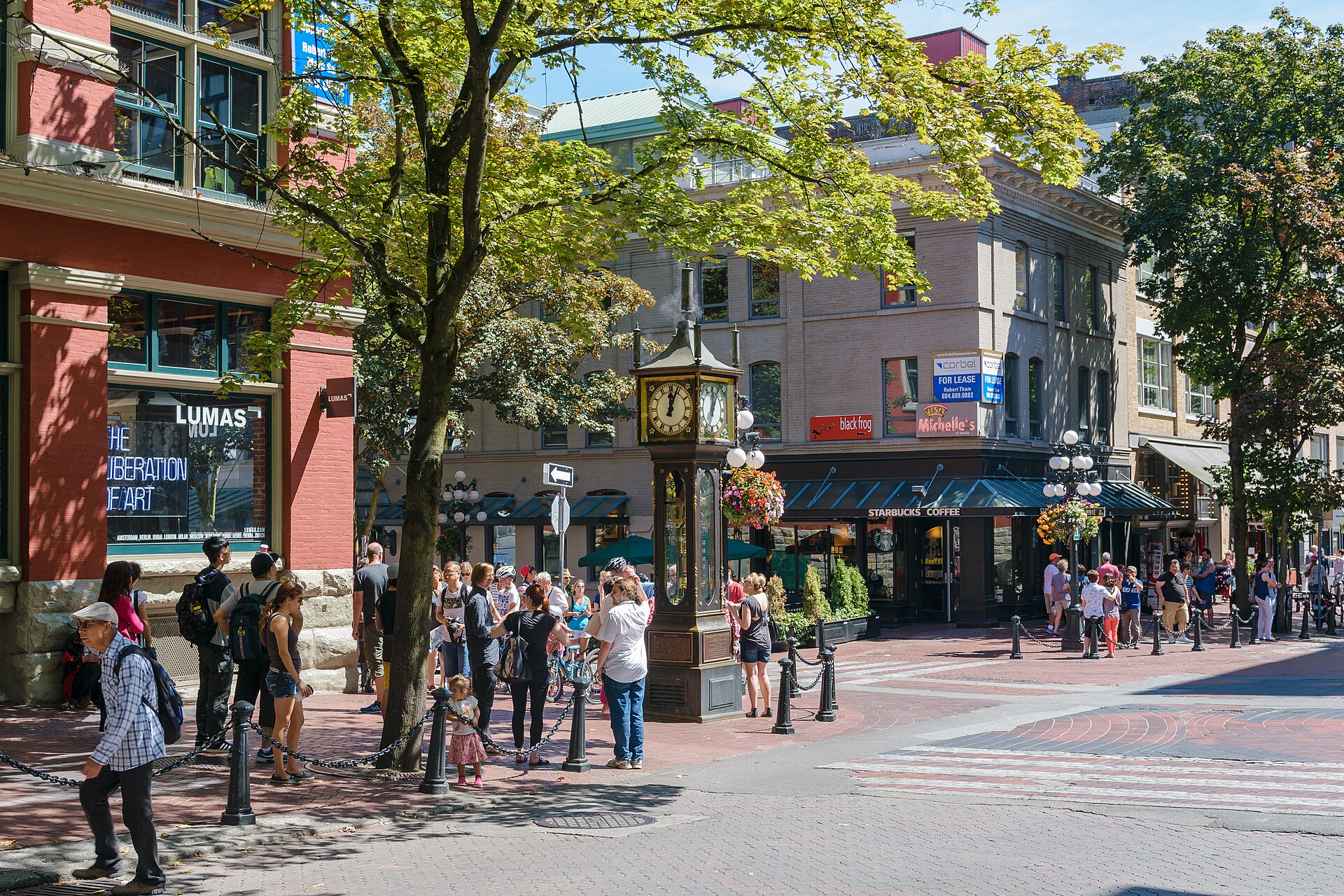 Gastown Steam Clock in Vancouver, Canada