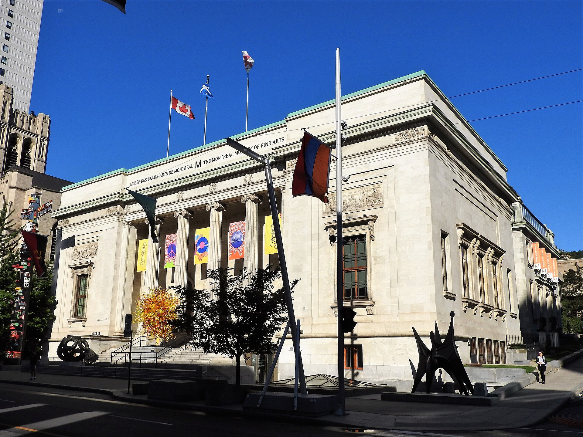 Montreal Museum of Fine Arts building on Sherbrooke Street