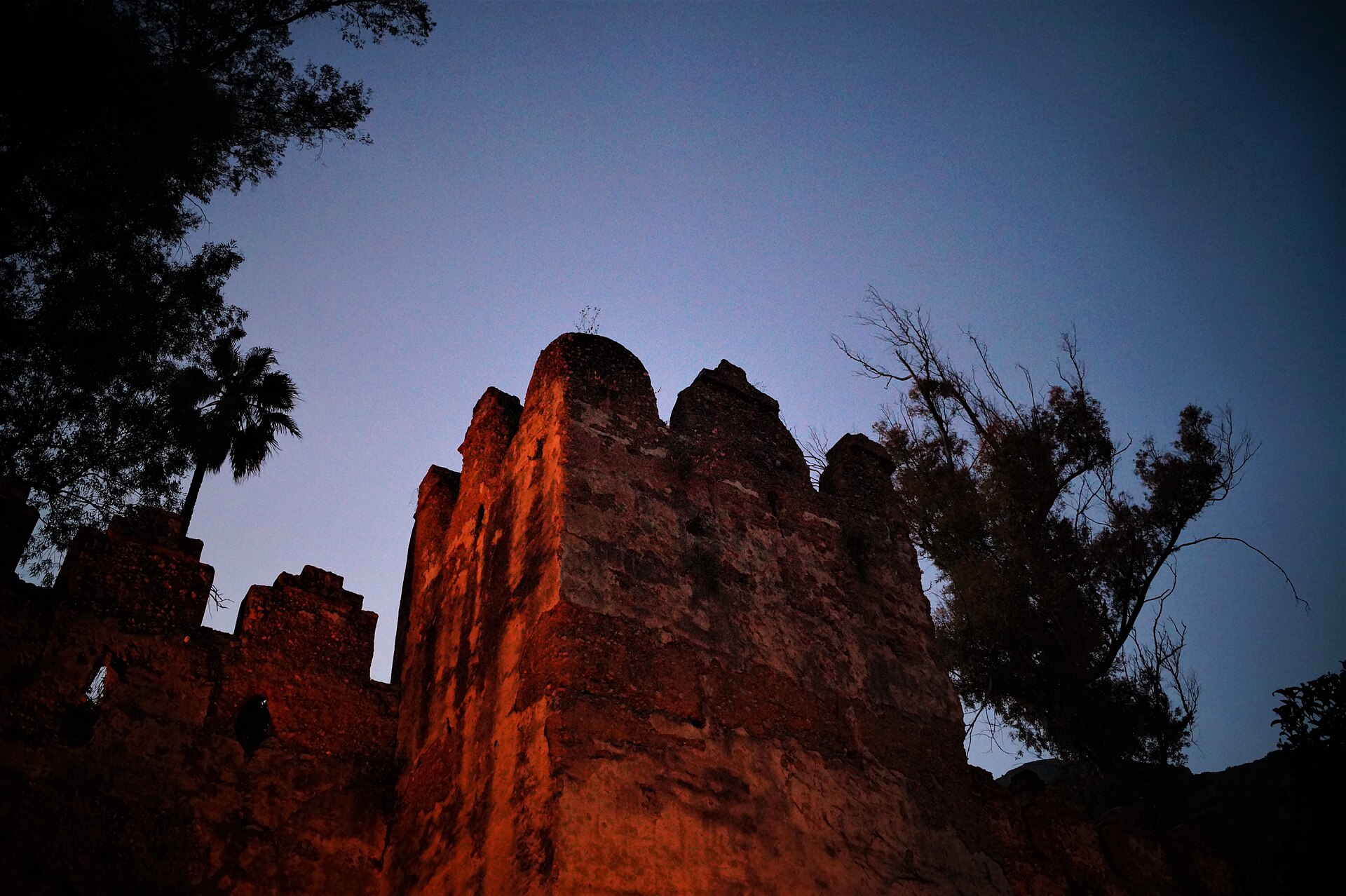 Andalusian garden inside the Kasbah of Chefchaouen
