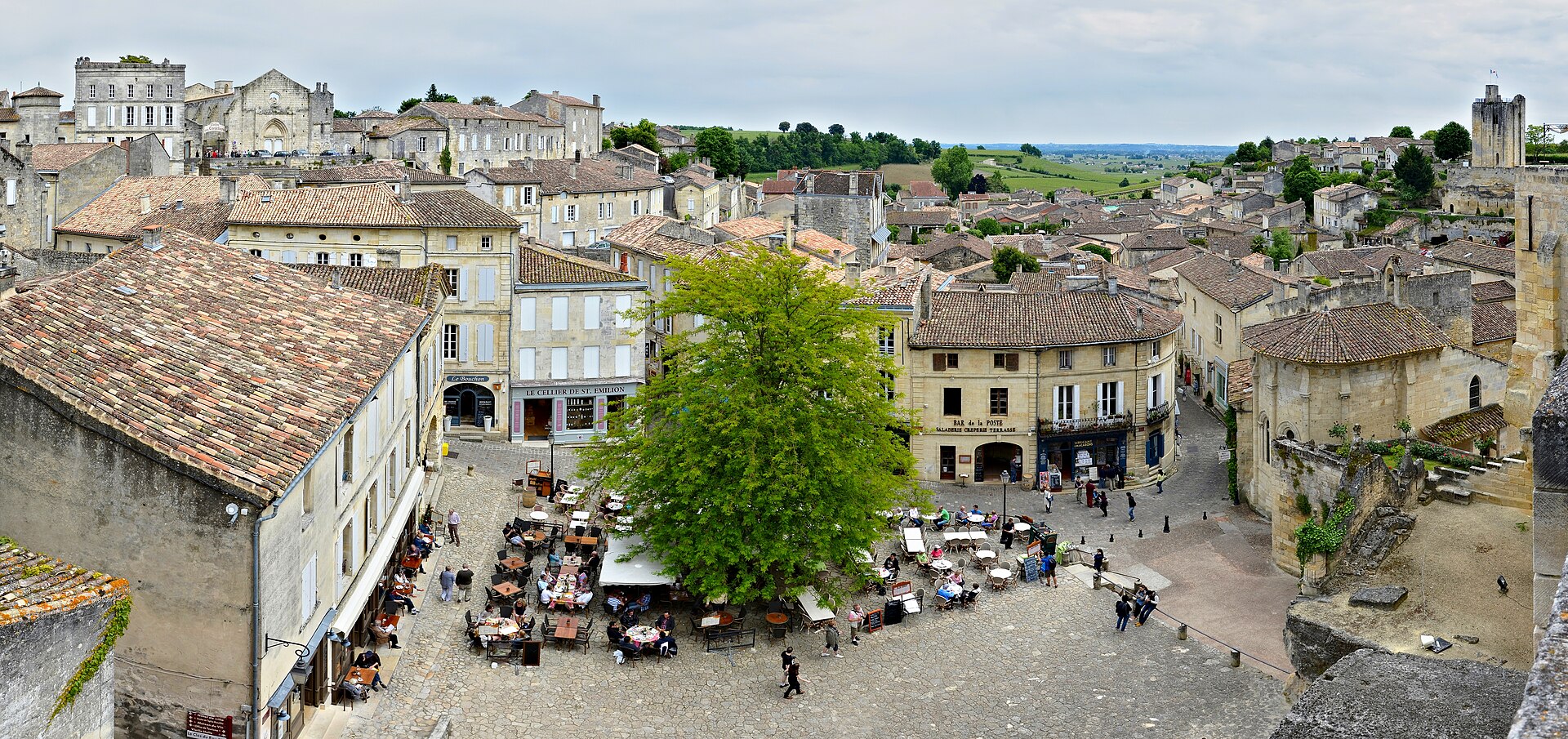 Medieval village of Saint-Émilion near Bordeaux