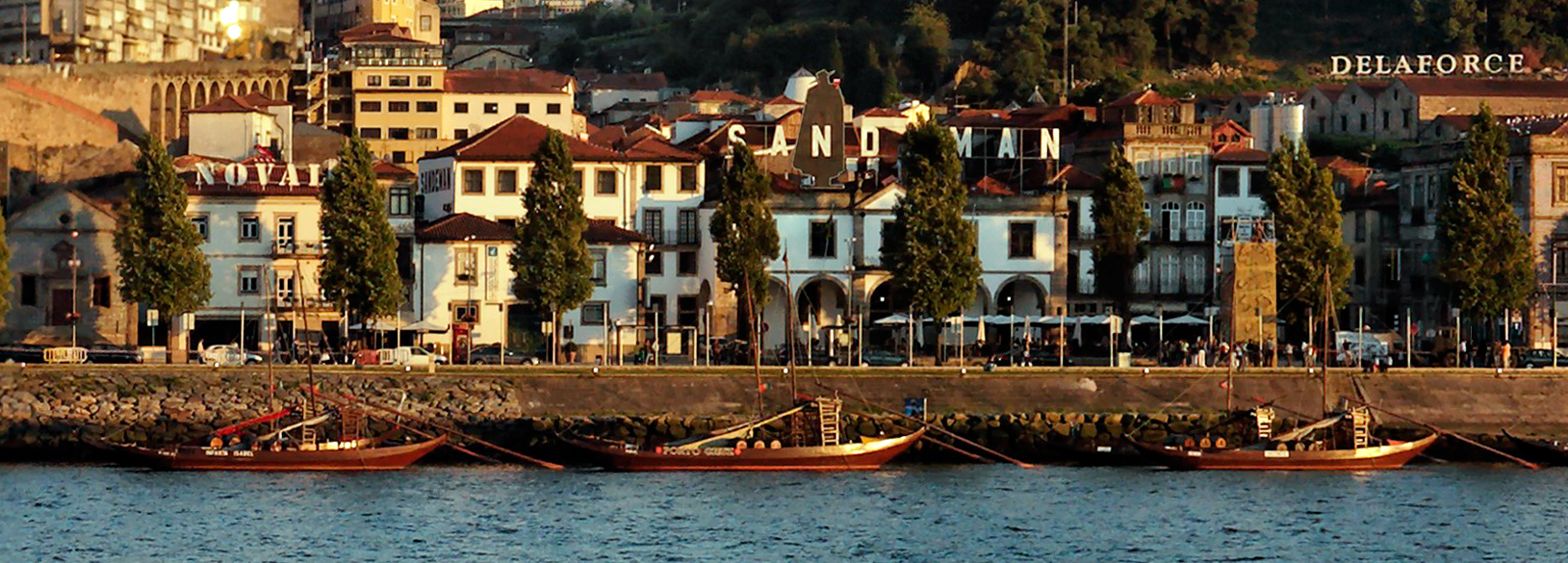 Porto's Ribeira waterfront and Dom Luís I Bridge over the Douro River
