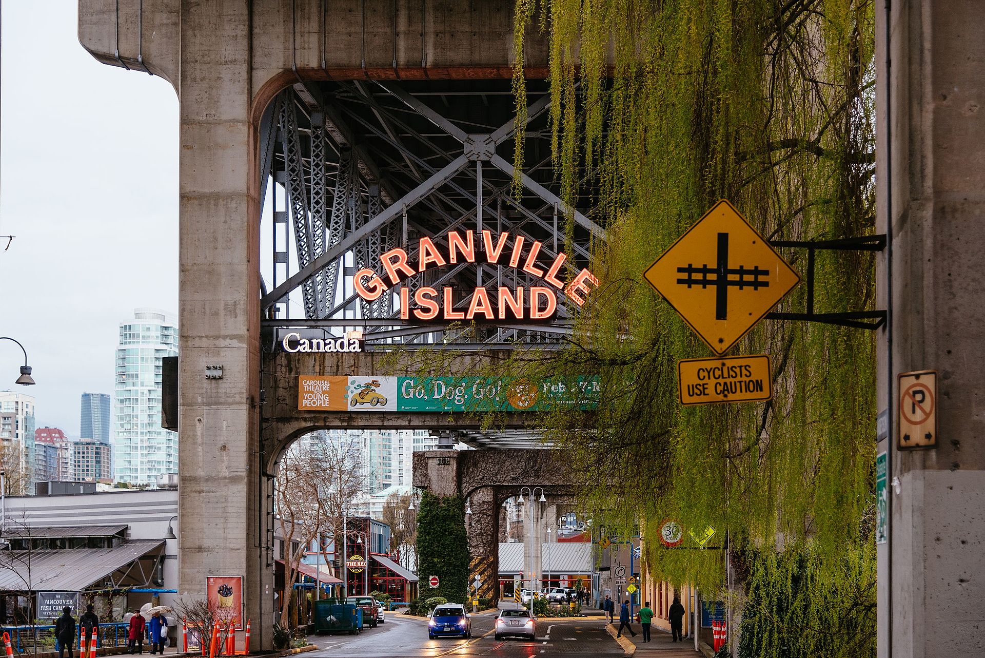 Entrance to Granville Island, Vancouver