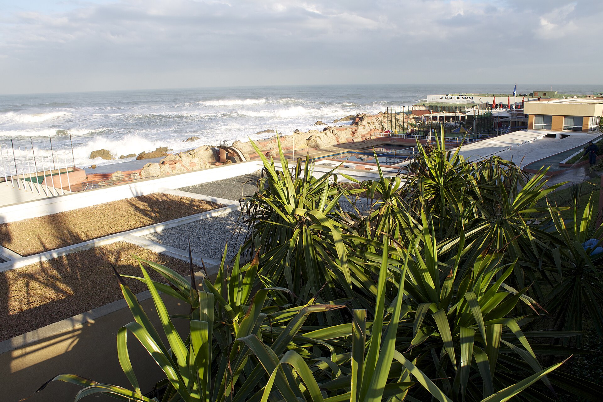 The Corniche waterfront promenade in Ain Diab, Casablanca
