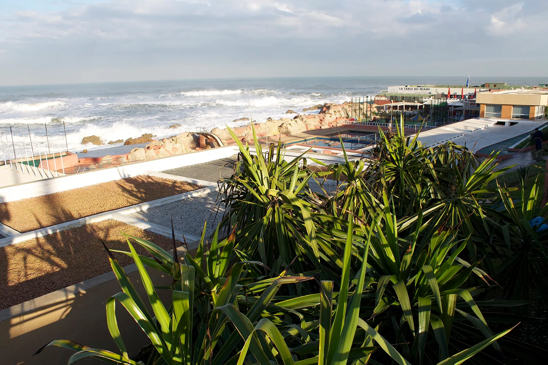 The Corniche waterfront promenade in Ain Diab, Casablanca