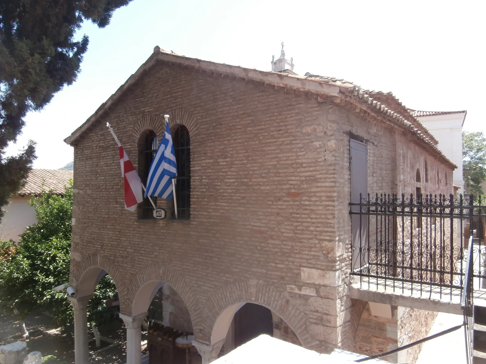 Byzantine church of Agioi Anargyroi among the streets of Plaka