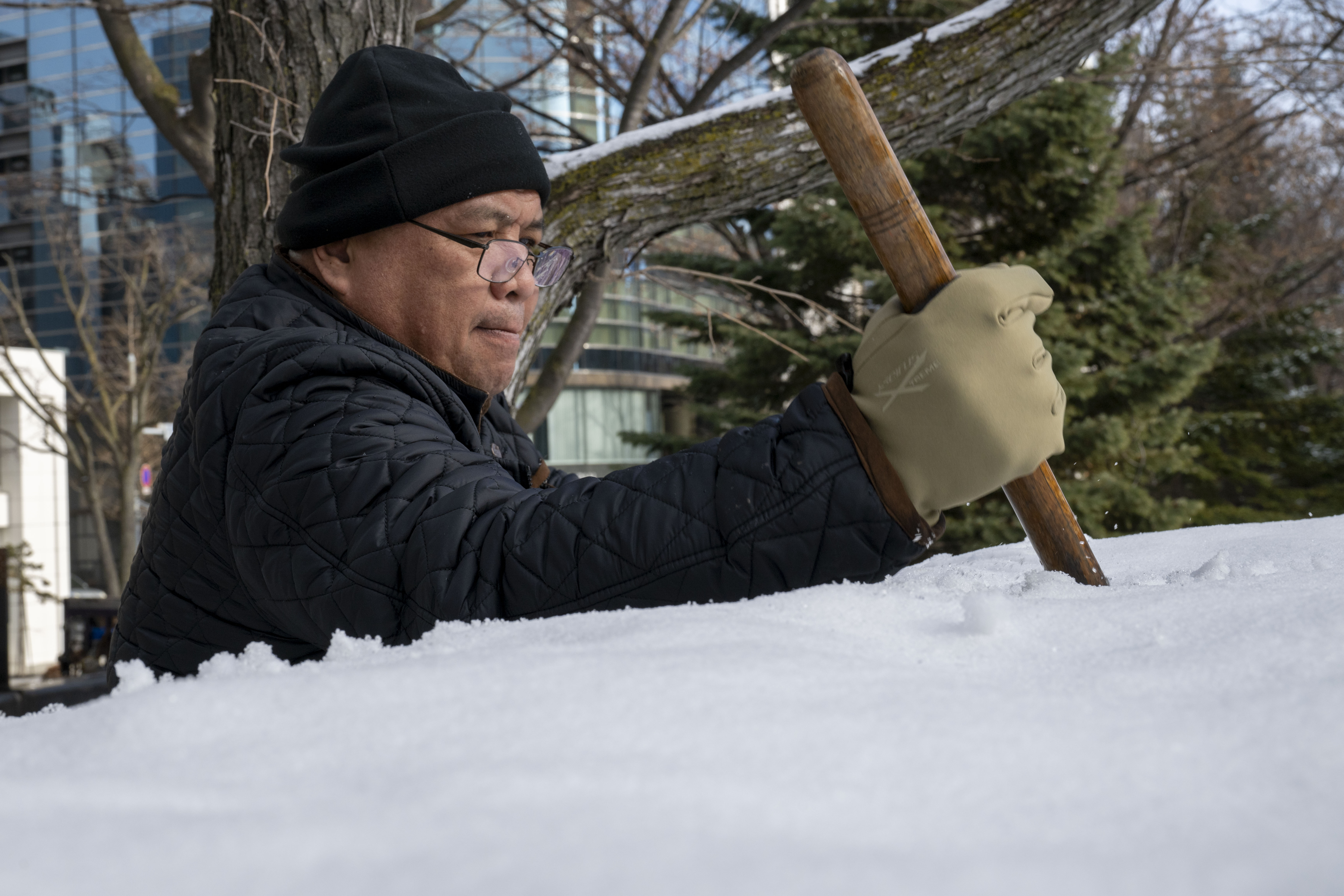 Snow sculptures at the Sapporo Snow Festival in Odori Park