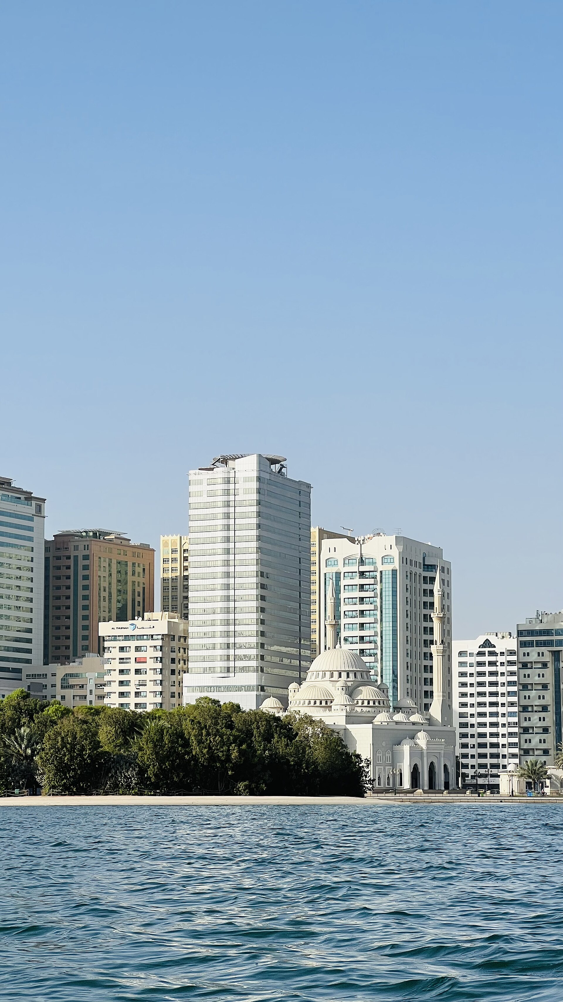 Al Noor Mosque and island in Sharjah