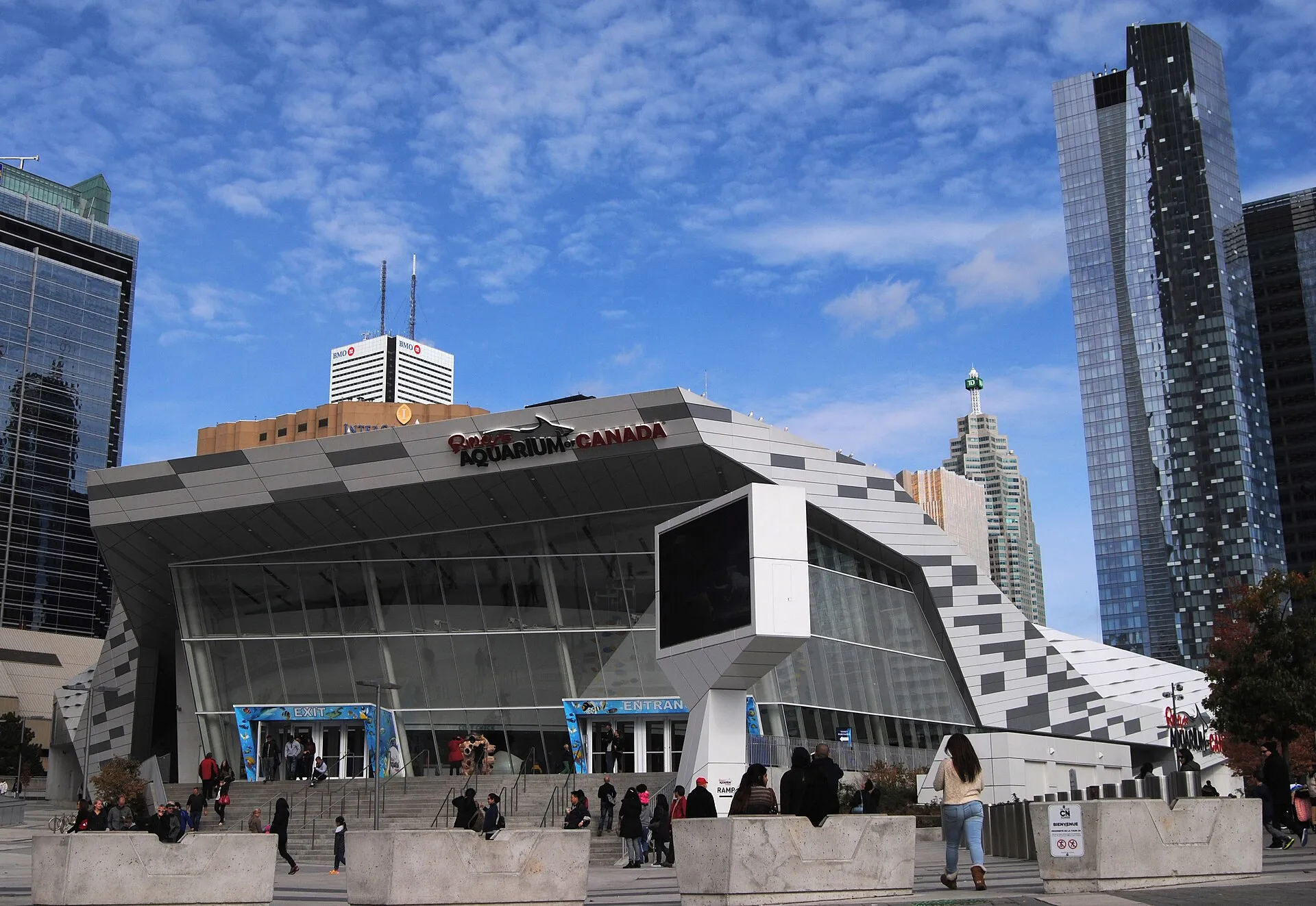 Ripley's Aquarium of Canada beside the CN Tower, Toronto