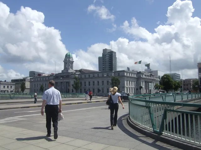 Cork City Hall on Anglesea Street, the civic heart of Ireland's second city