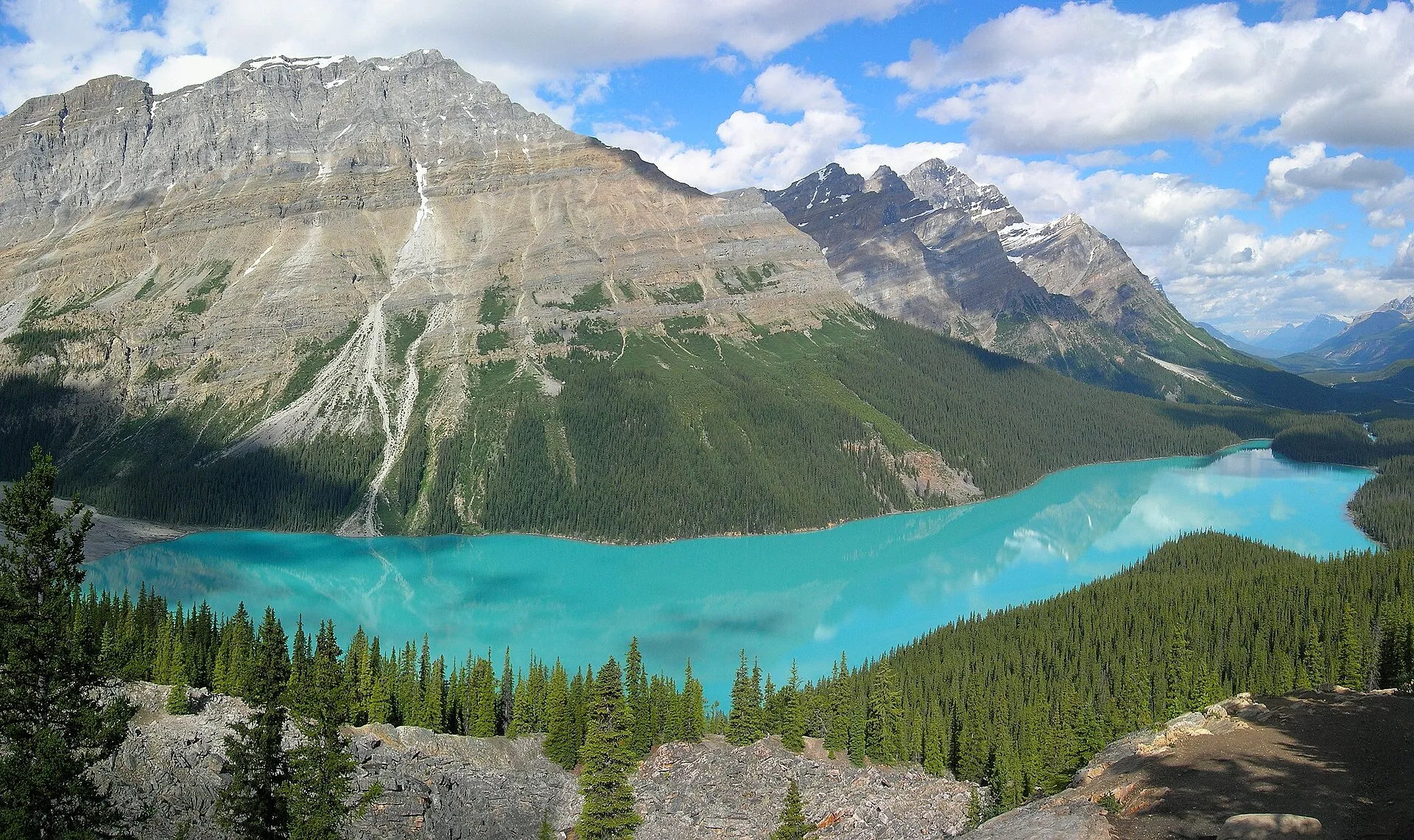 Peyto Lake in Banff National Park, Canadian Rockies