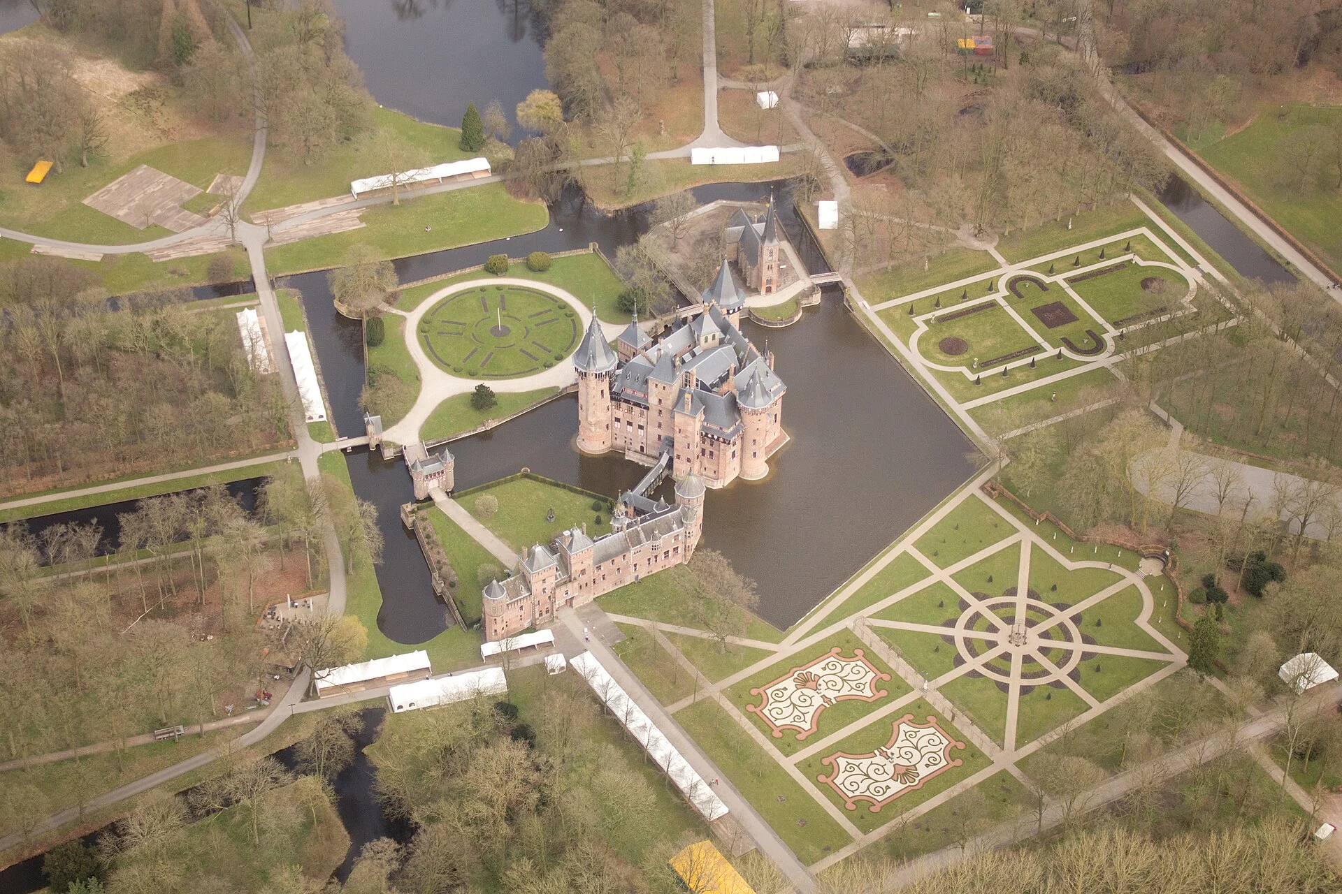 The neo-Gothic Kasteel de Haar near Utrecht