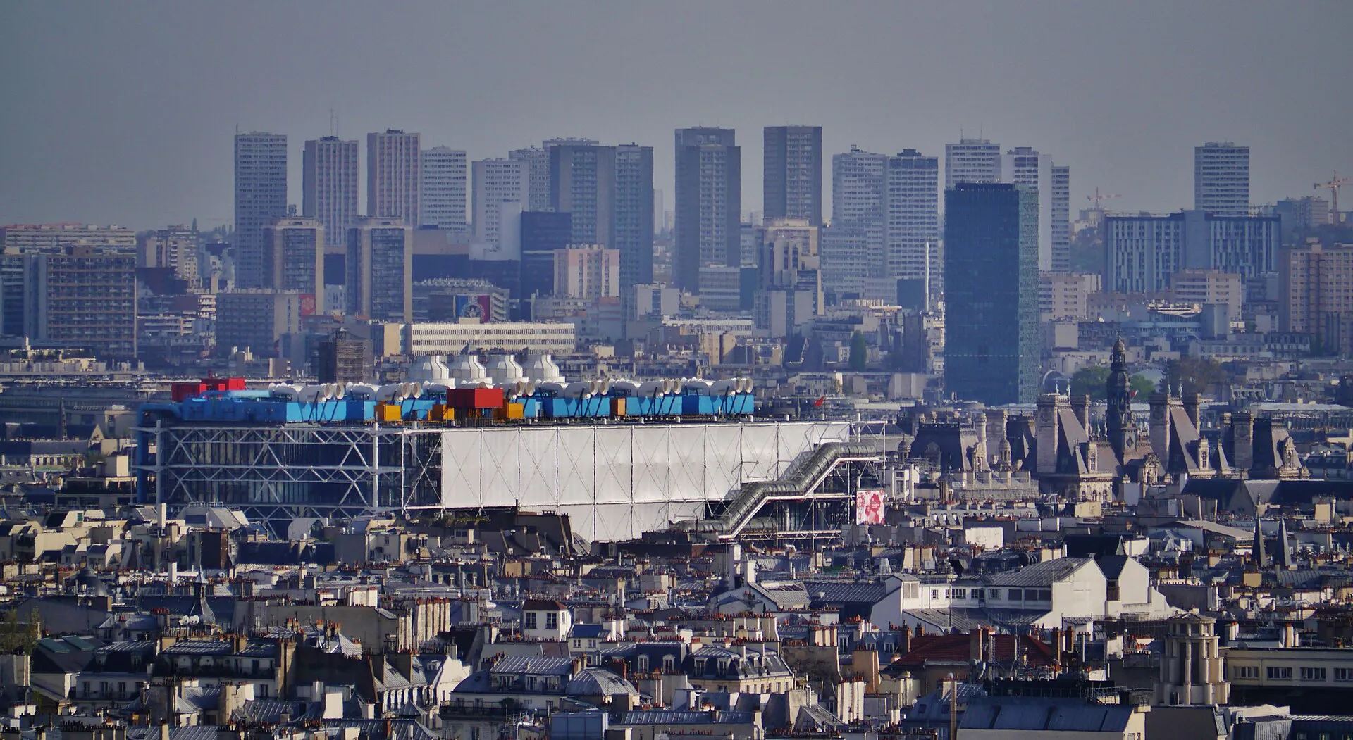 Centre Pompidou modern art museum in Paris