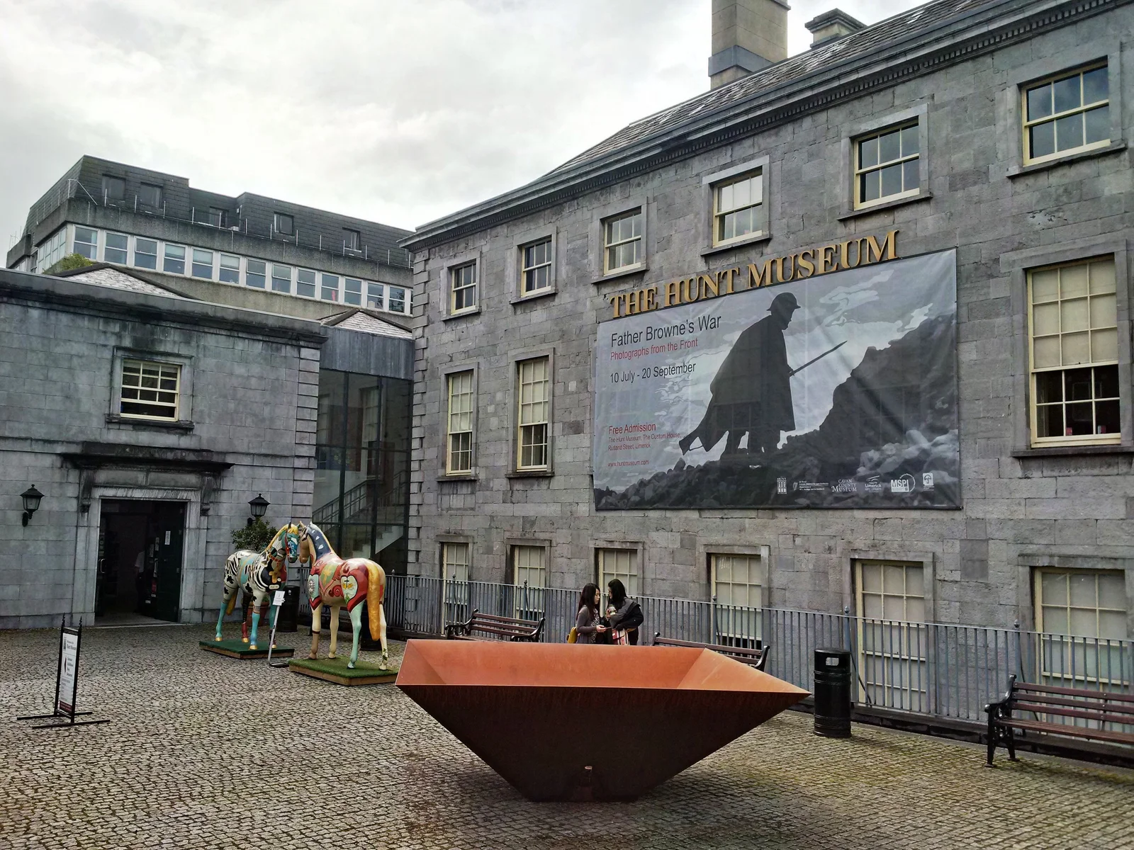 The Georgian Custom House building that houses the Hunt Museum in Limerick