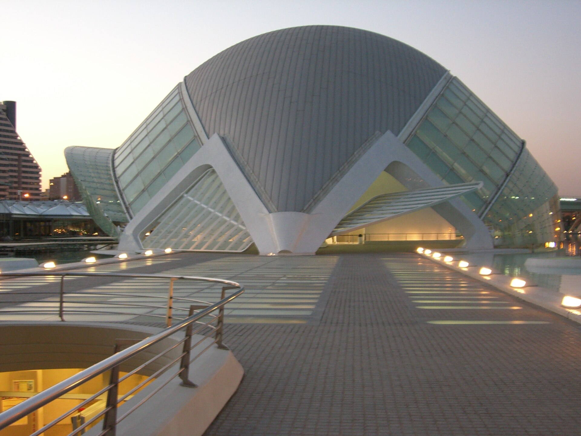 L'Hemisfèric building at the City of Arts and Sciences in Valencia