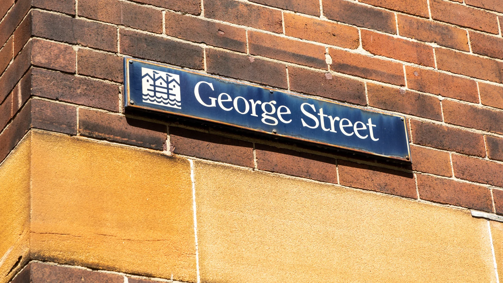 Historic George Street buildings in The Rocks, Sydney