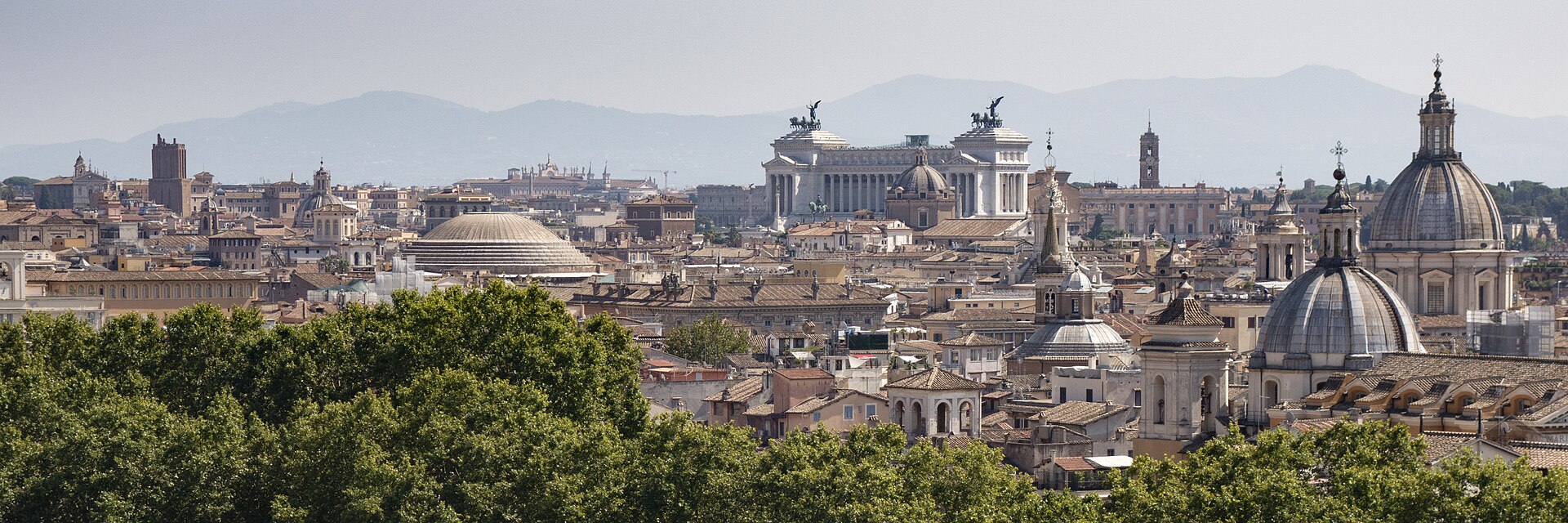 Skyline of Rome, Italy