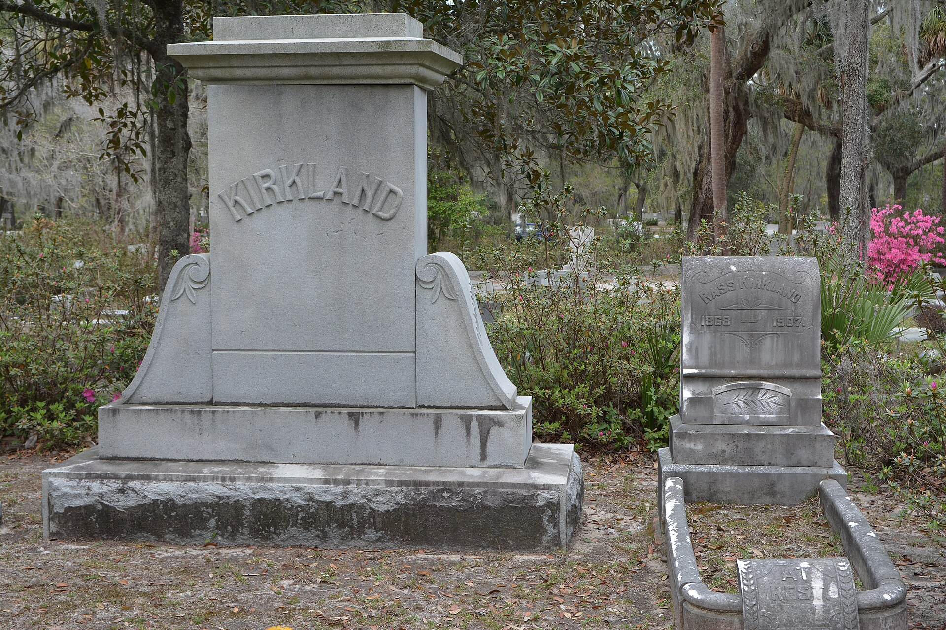 Live oak avenue draped in Spanish moss at Bonaventure Cemetery in Savannah, Georgia