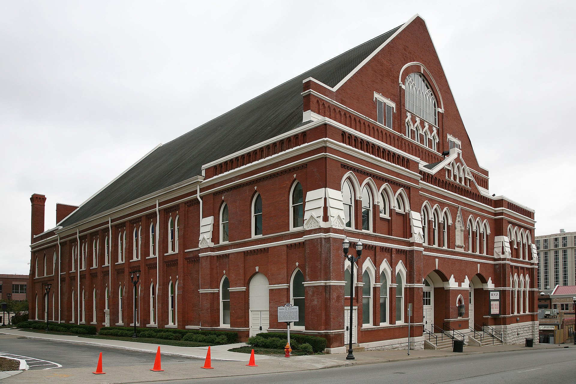 Ryman Auditorium, the Mother Church of Country Music, in Nashville