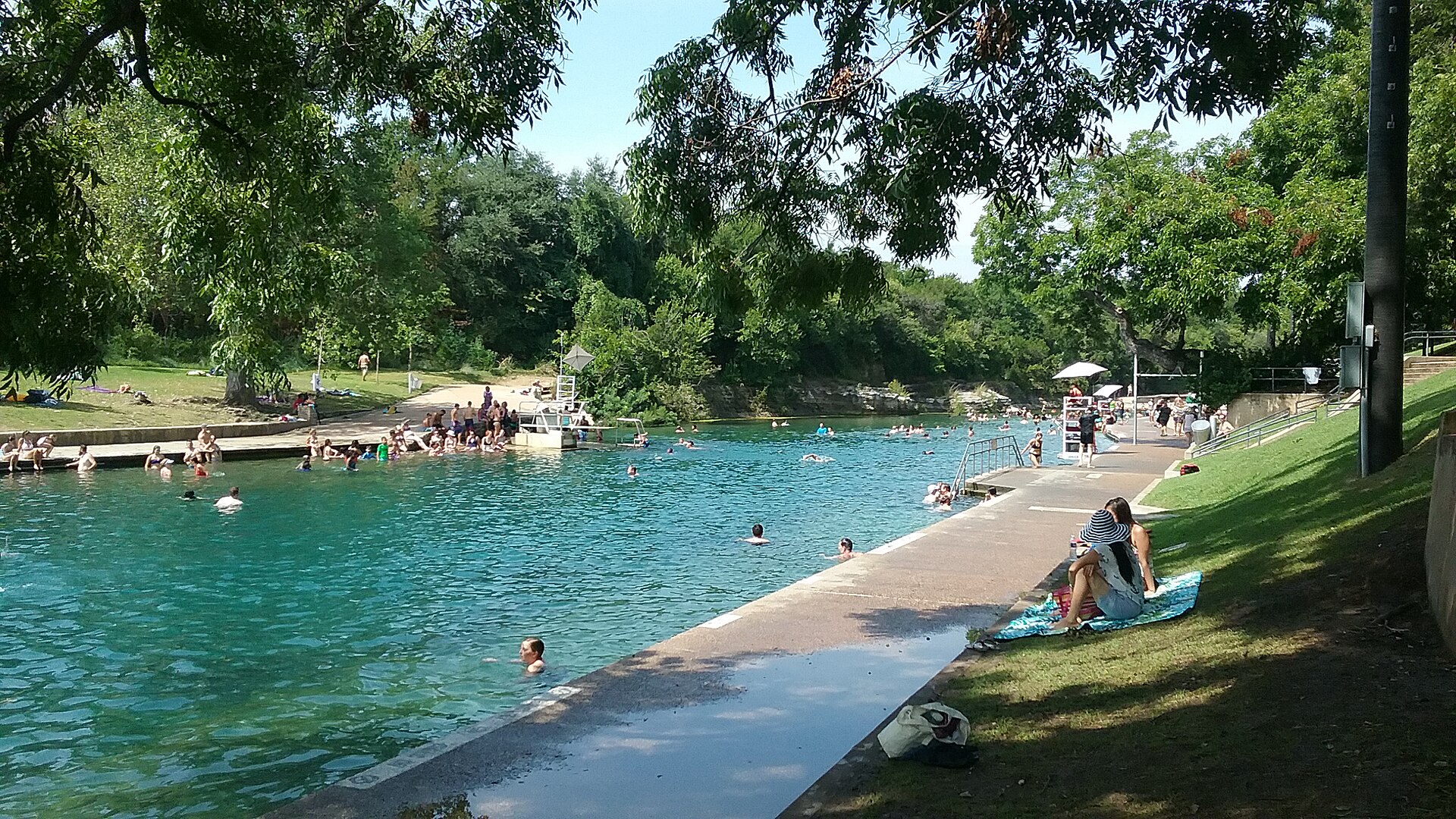 Barton Springs Pool in Austin, Texas