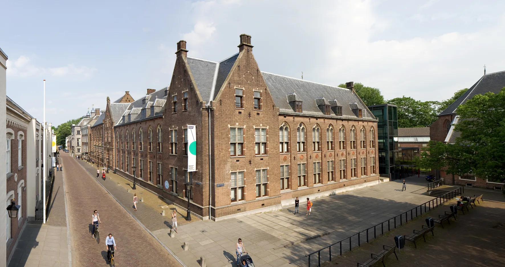 The exterior of the Centraal Museum in Utrecht, set in a former medieval convent