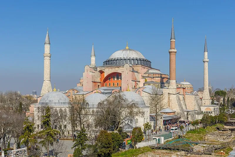 Hagia Sophia exterior in Istanbul