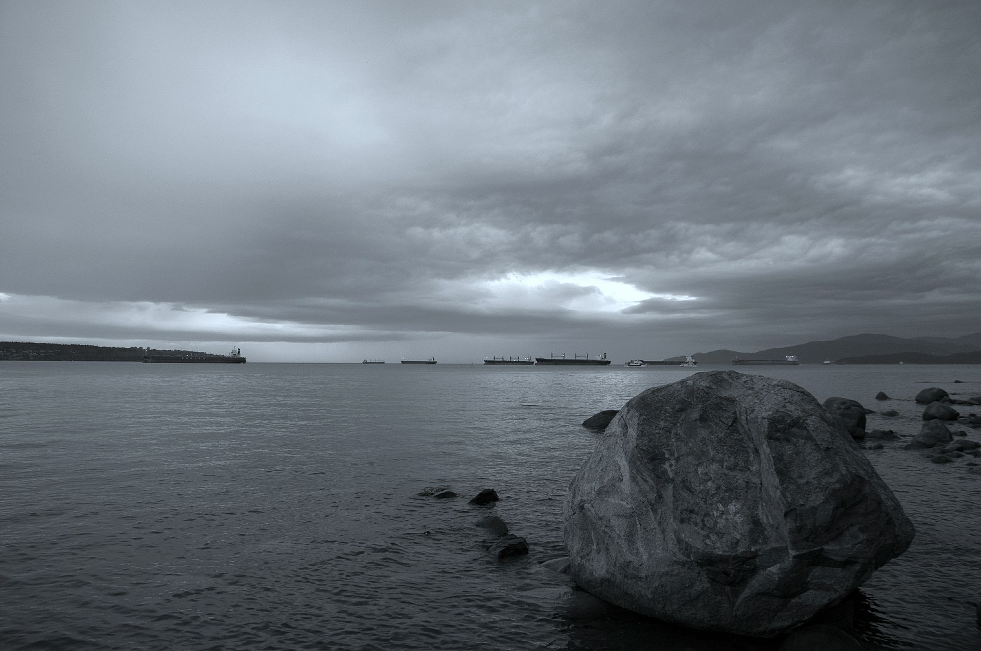 Along the Seawall in Stanley Park, Vancouver