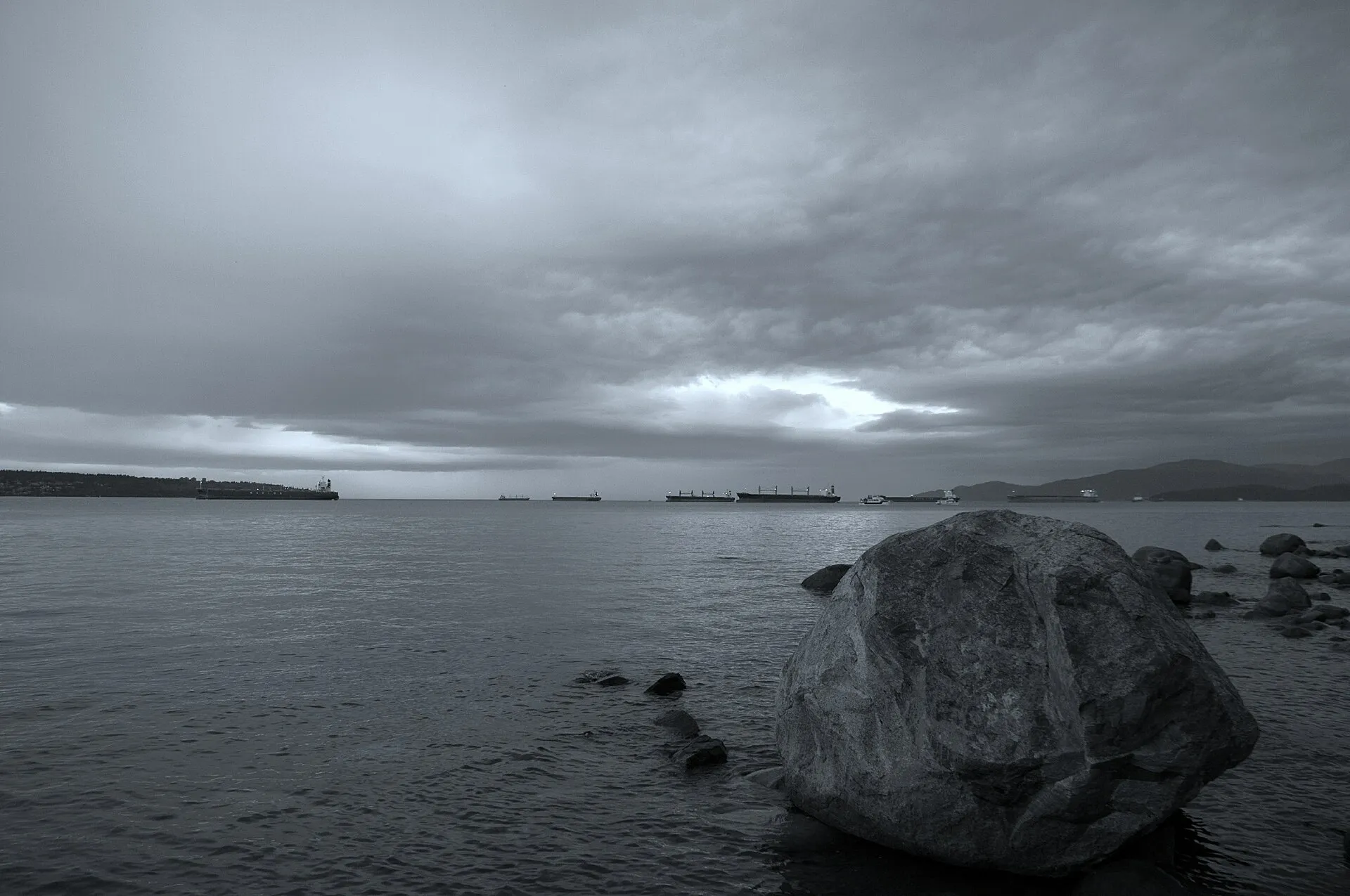 Along the Seawall in Stanley Park, Vancouver