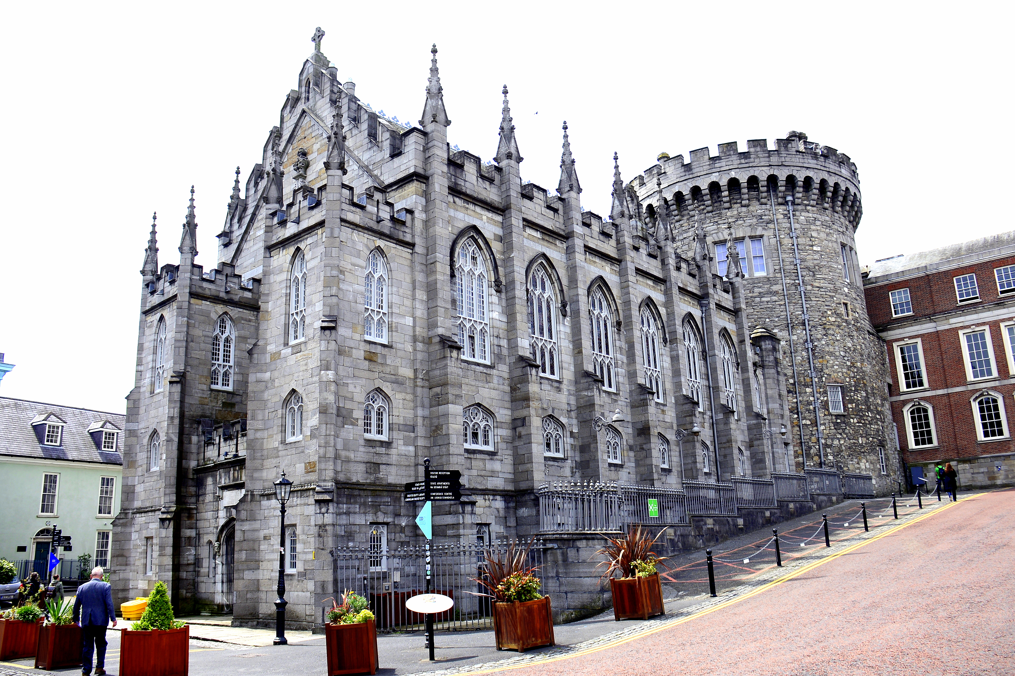 The Chapel Royal and Record Tower at Dublin Castle, the historic seat of British rule in Ireland