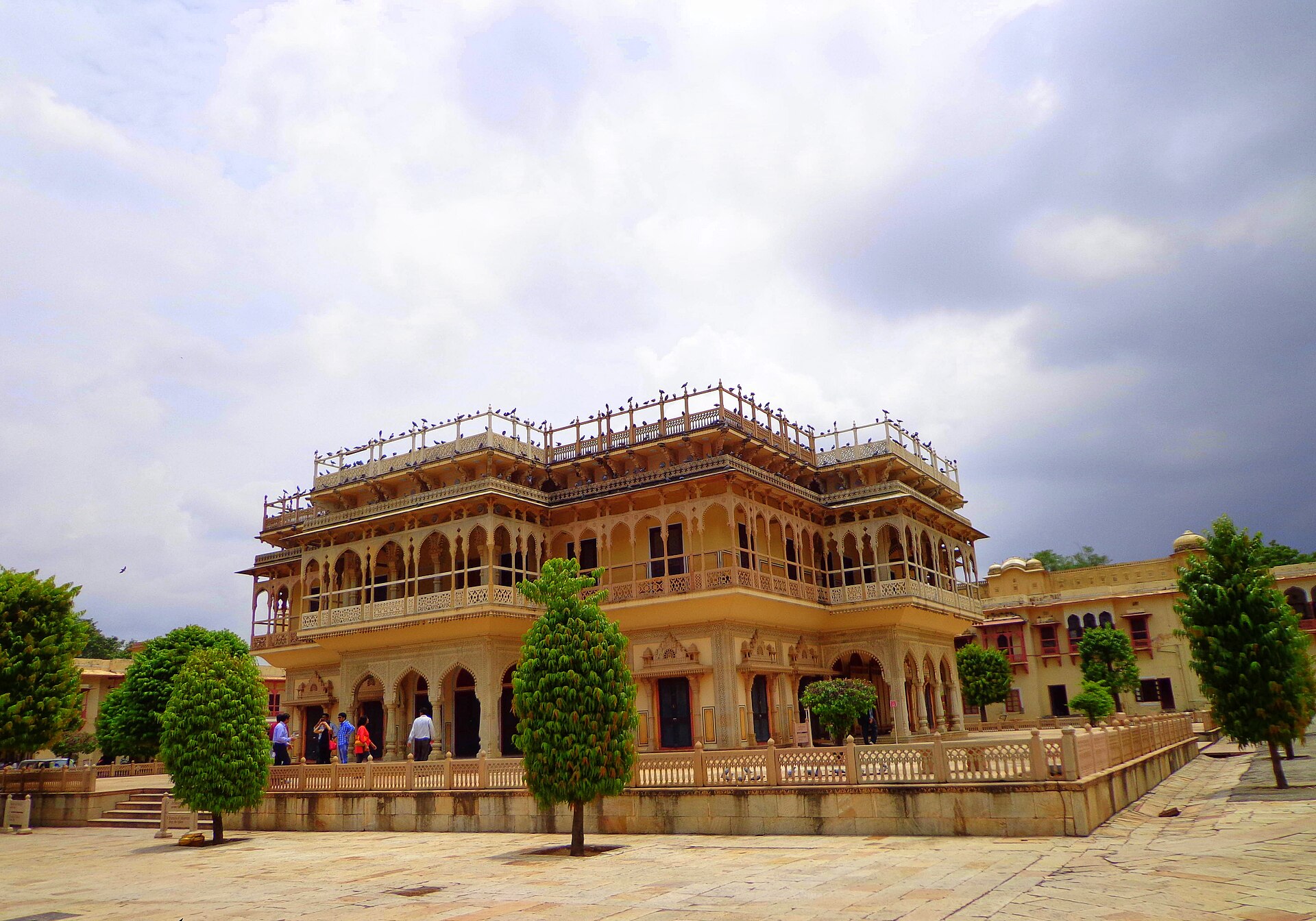 Mubarak Mahal reception hall inside the City Palace complex in Jaipur