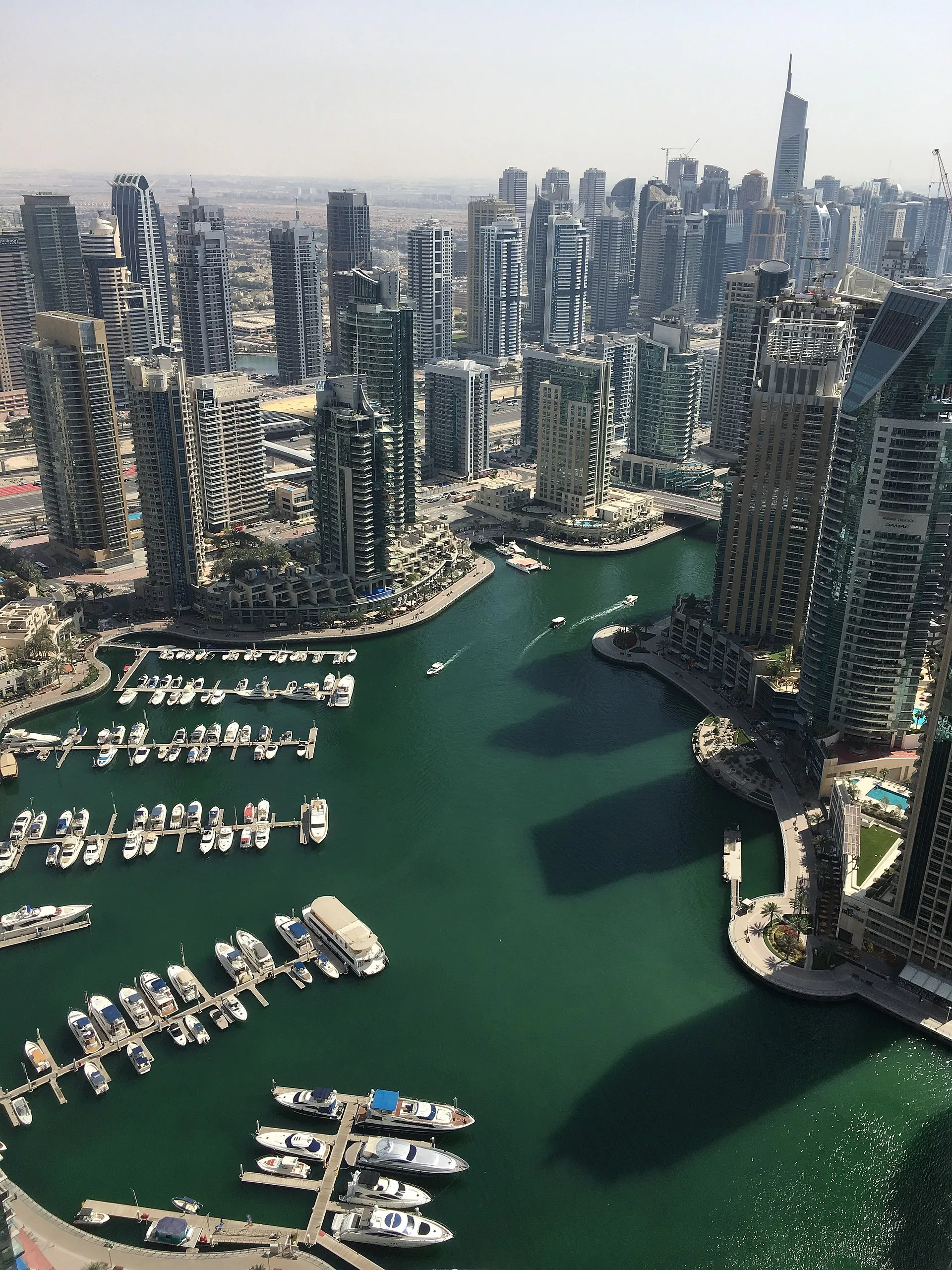 Skyline of Dubai, United Arab Emirates