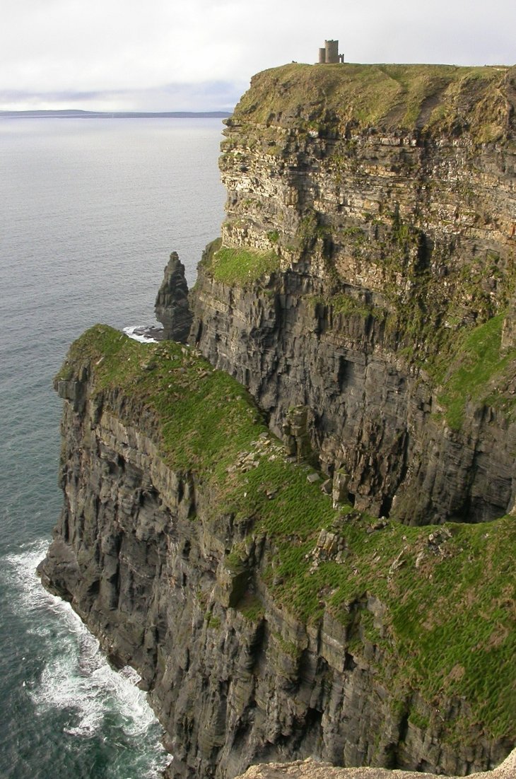 The Cliffs of Moher rising from the Atlantic Ocean along Ireland's Wild Atlantic Way