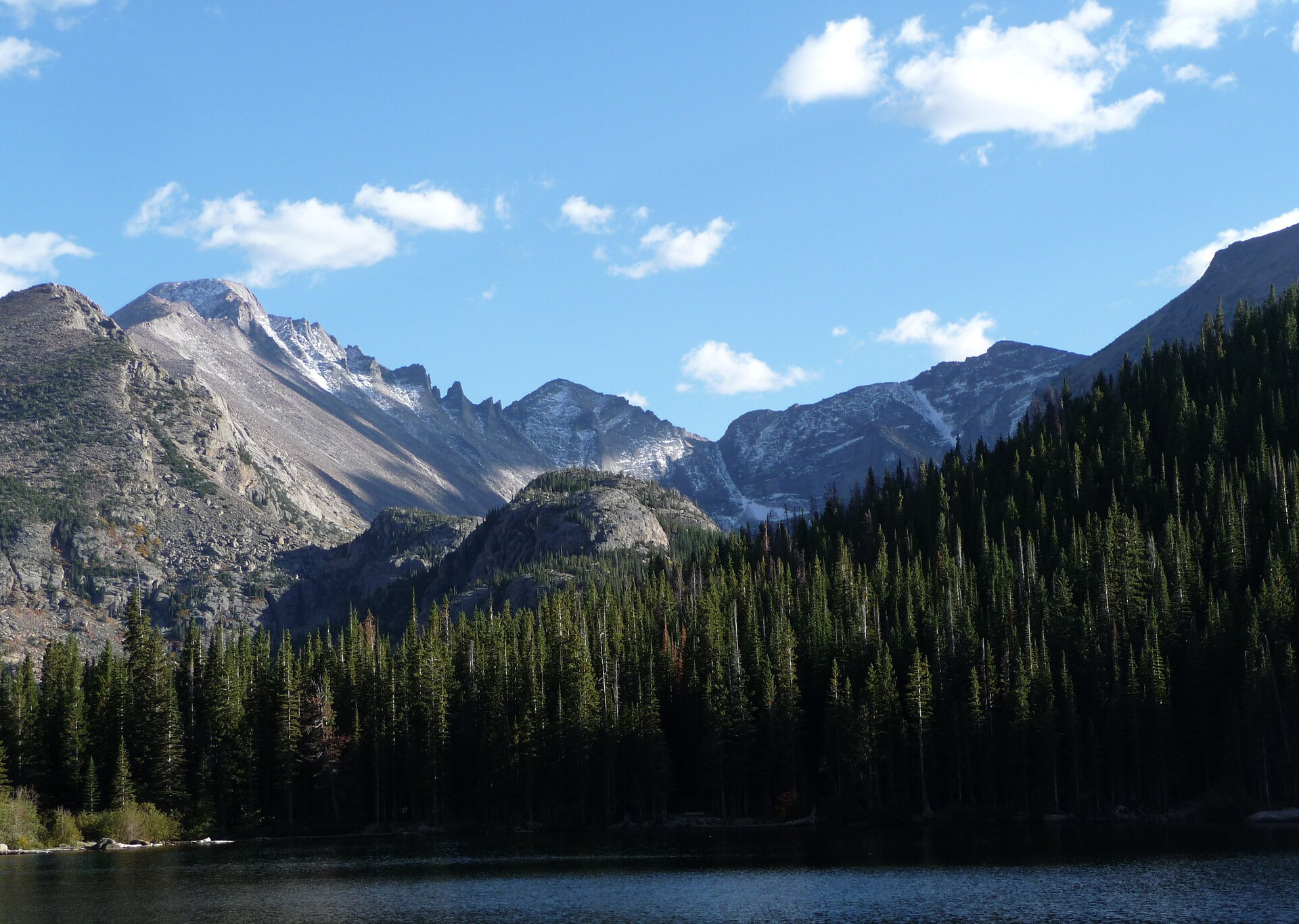 Glacier Gorge from Bear Lake in Rocky Mountain National Park