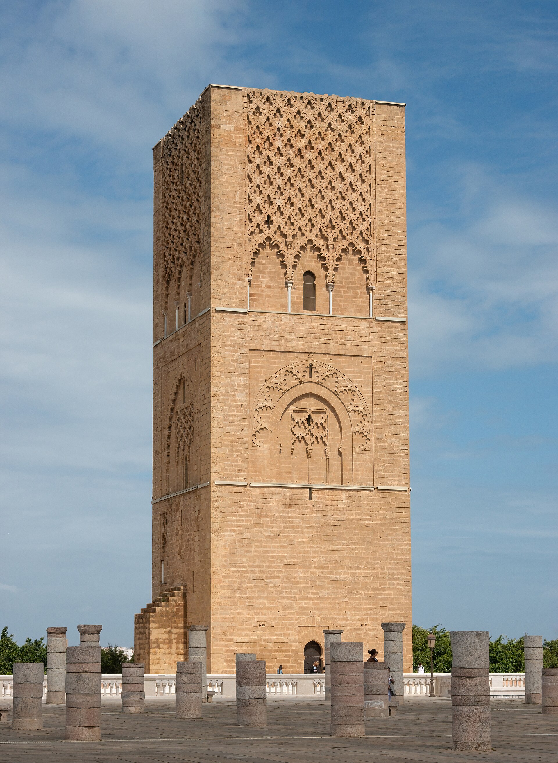 Hassan Tower and column field in Rabat, Morocco