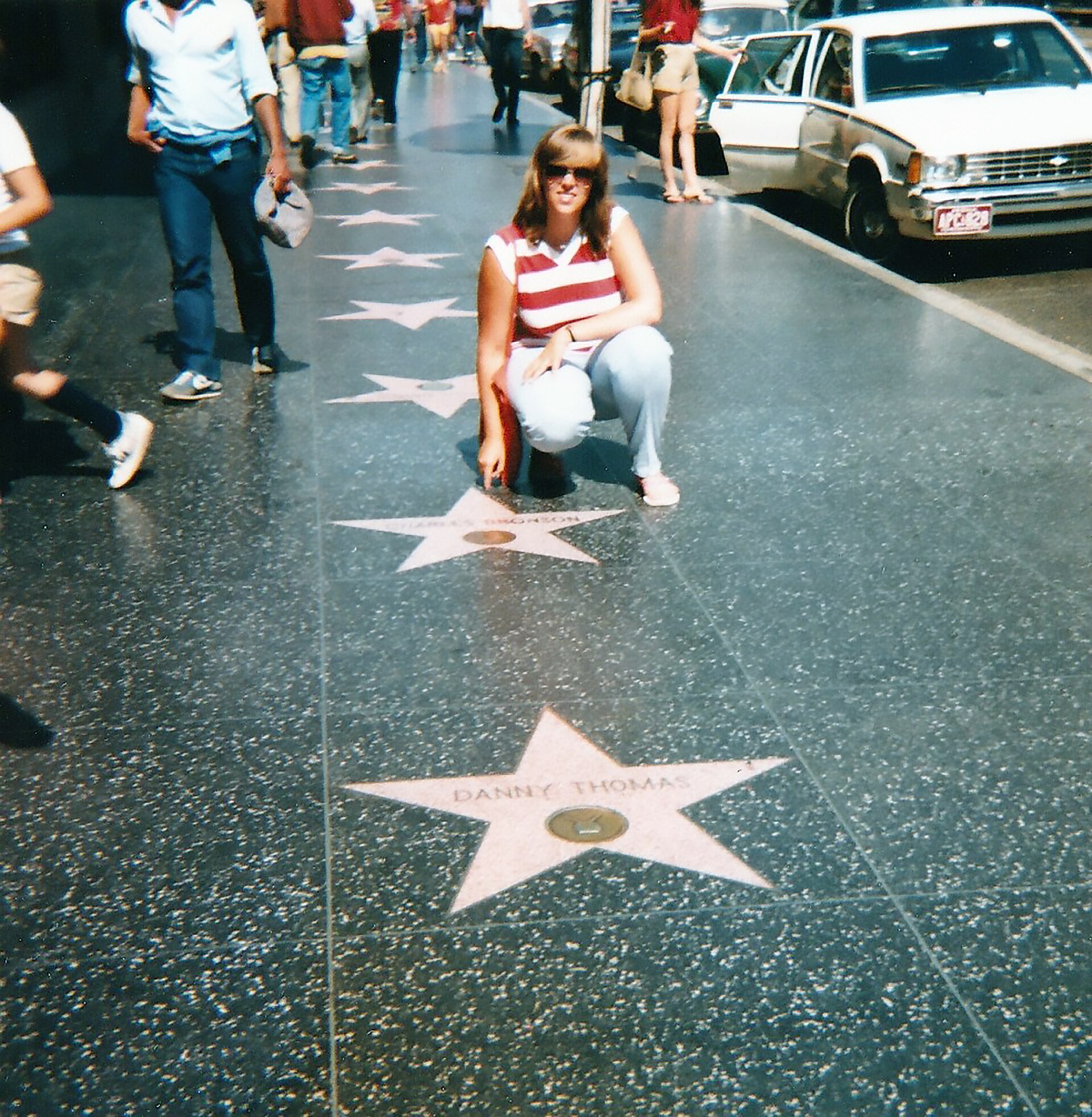 Hollywood Walk of Fame on Hollywood Boulevard in Los Angeles