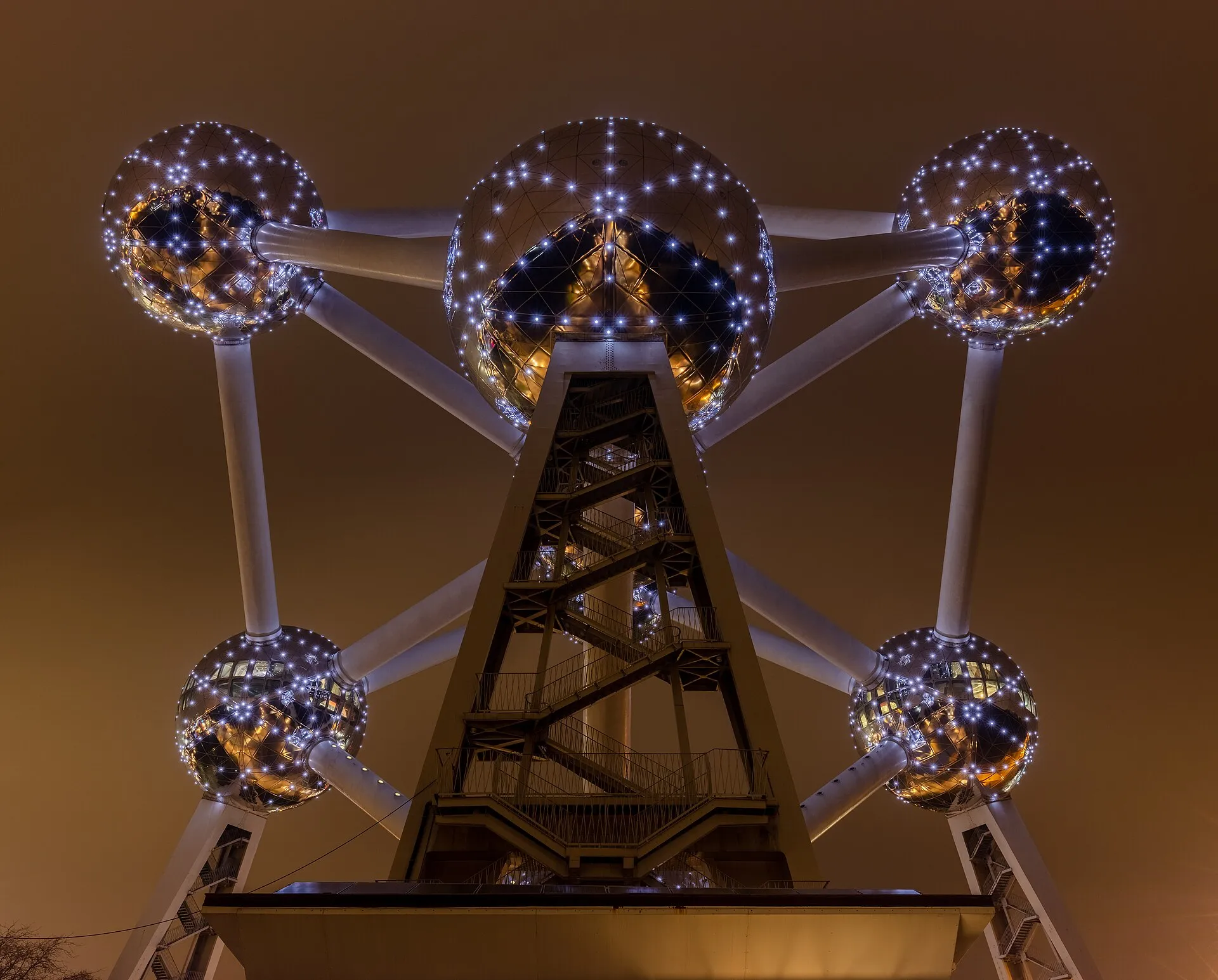 The Atomium monument in Brussels