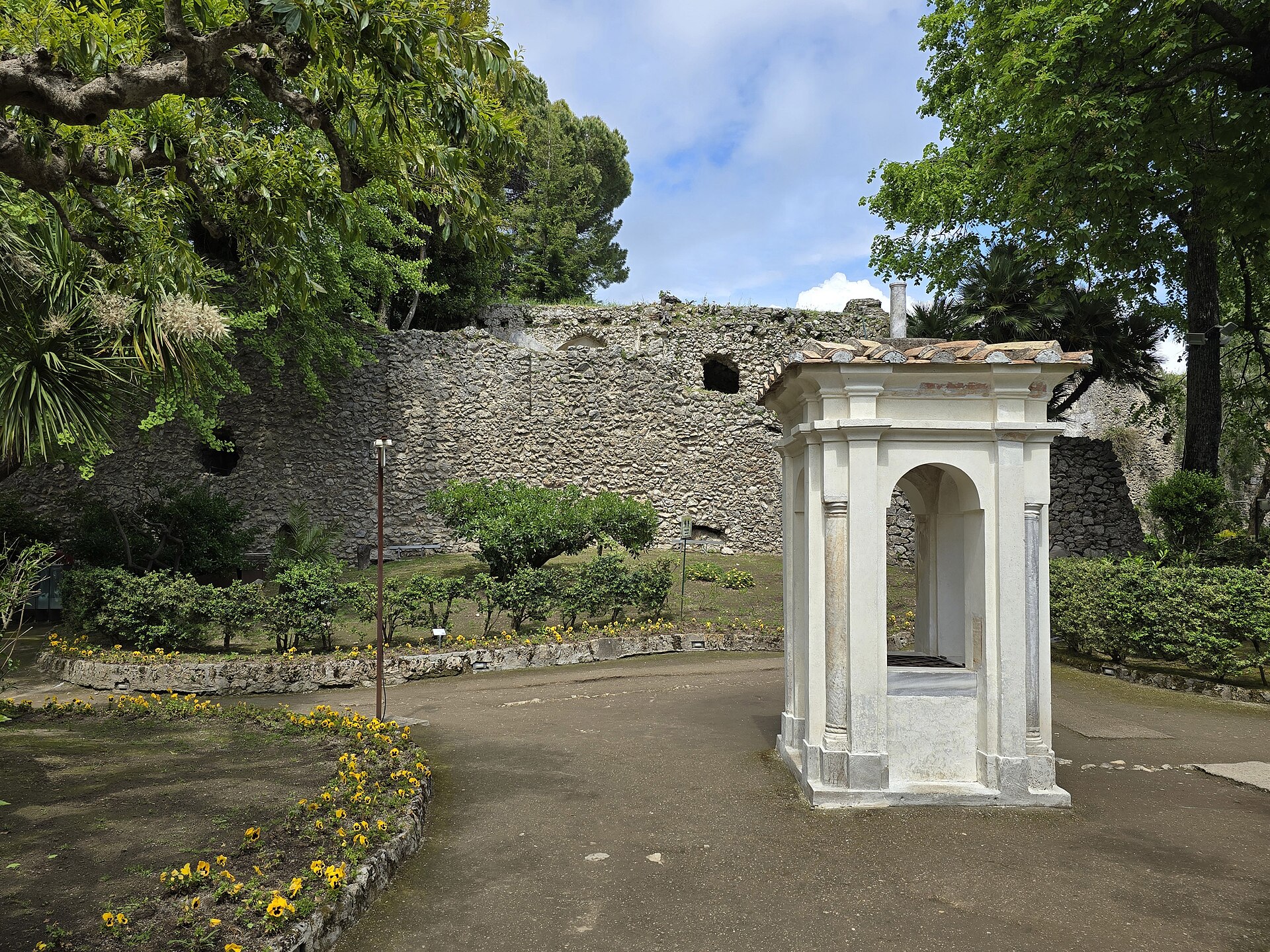 Villa Rufolo gardens in Ravello