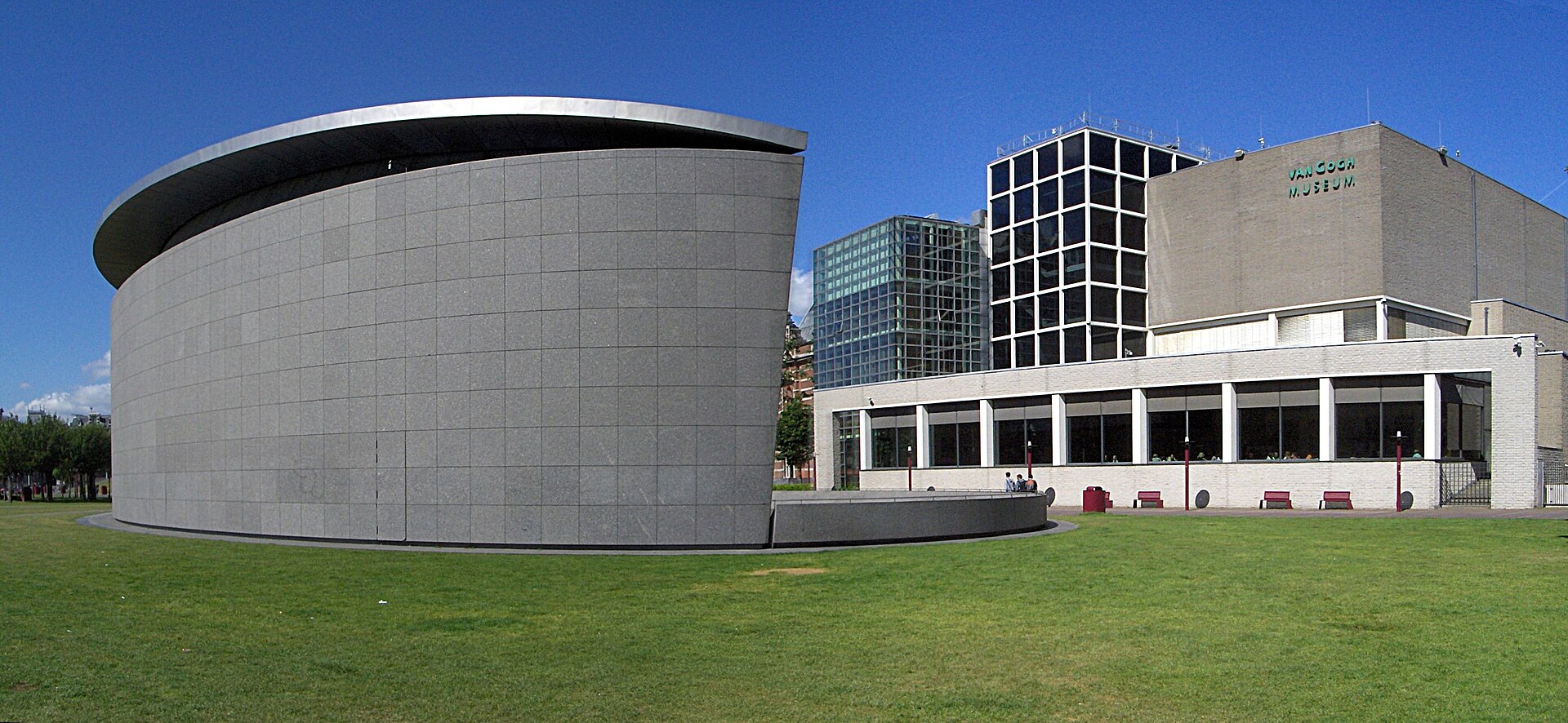 The Van Gogh Museum building in Amsterdam