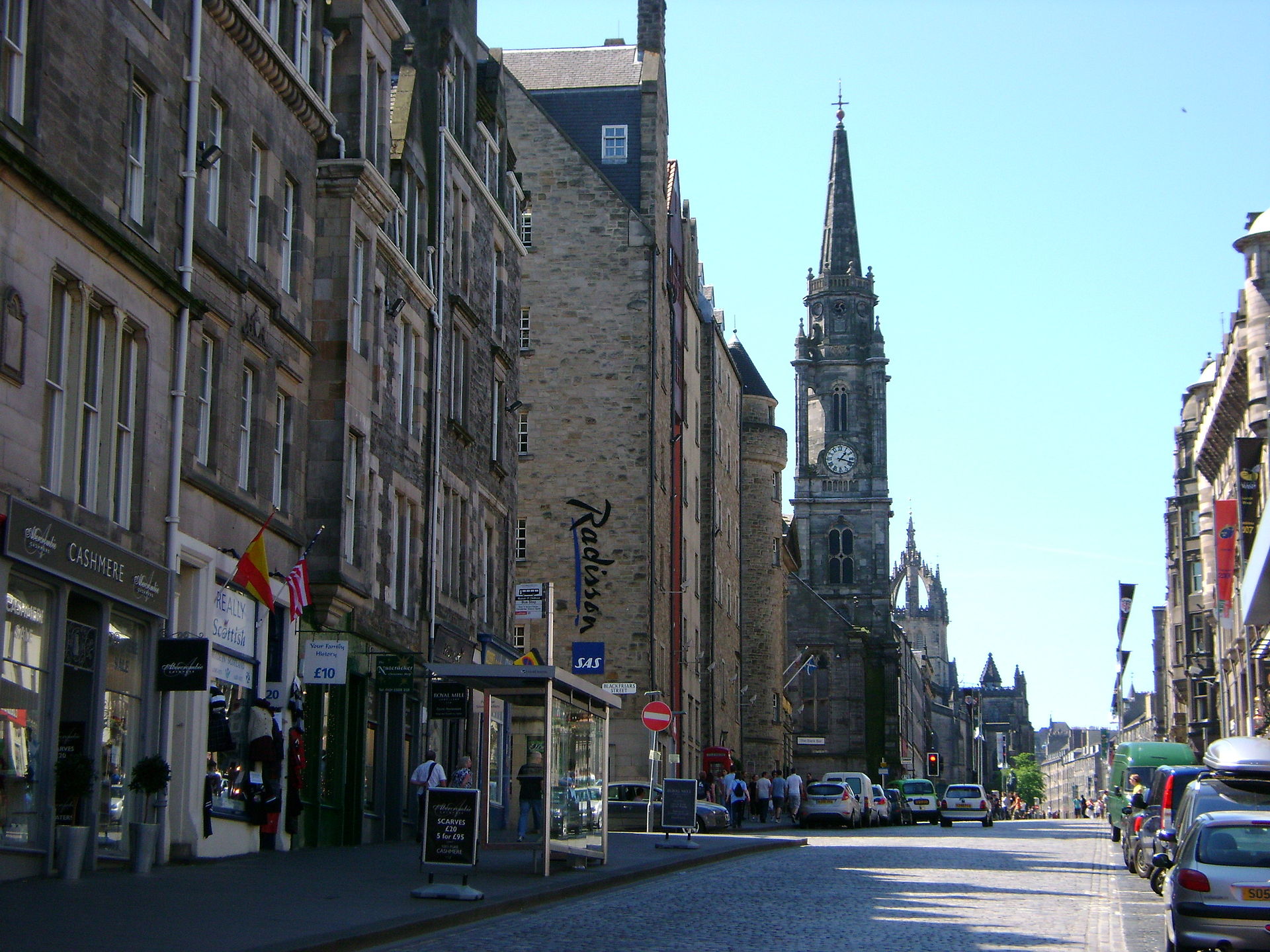The Royal Mile in Edinburgh