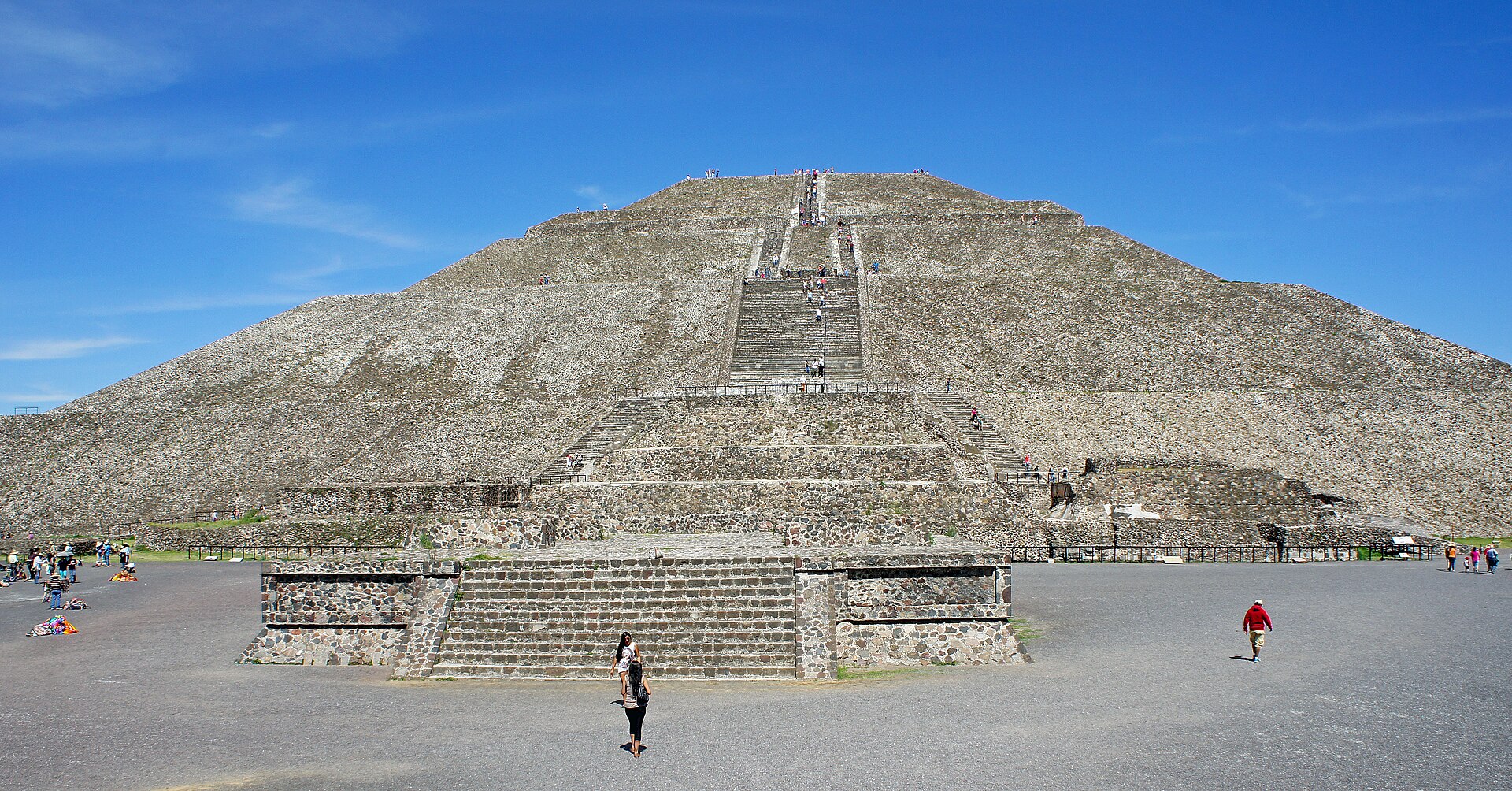 The Pyramid of the Sun at the Teotihuacan archaeological site near Mexico City