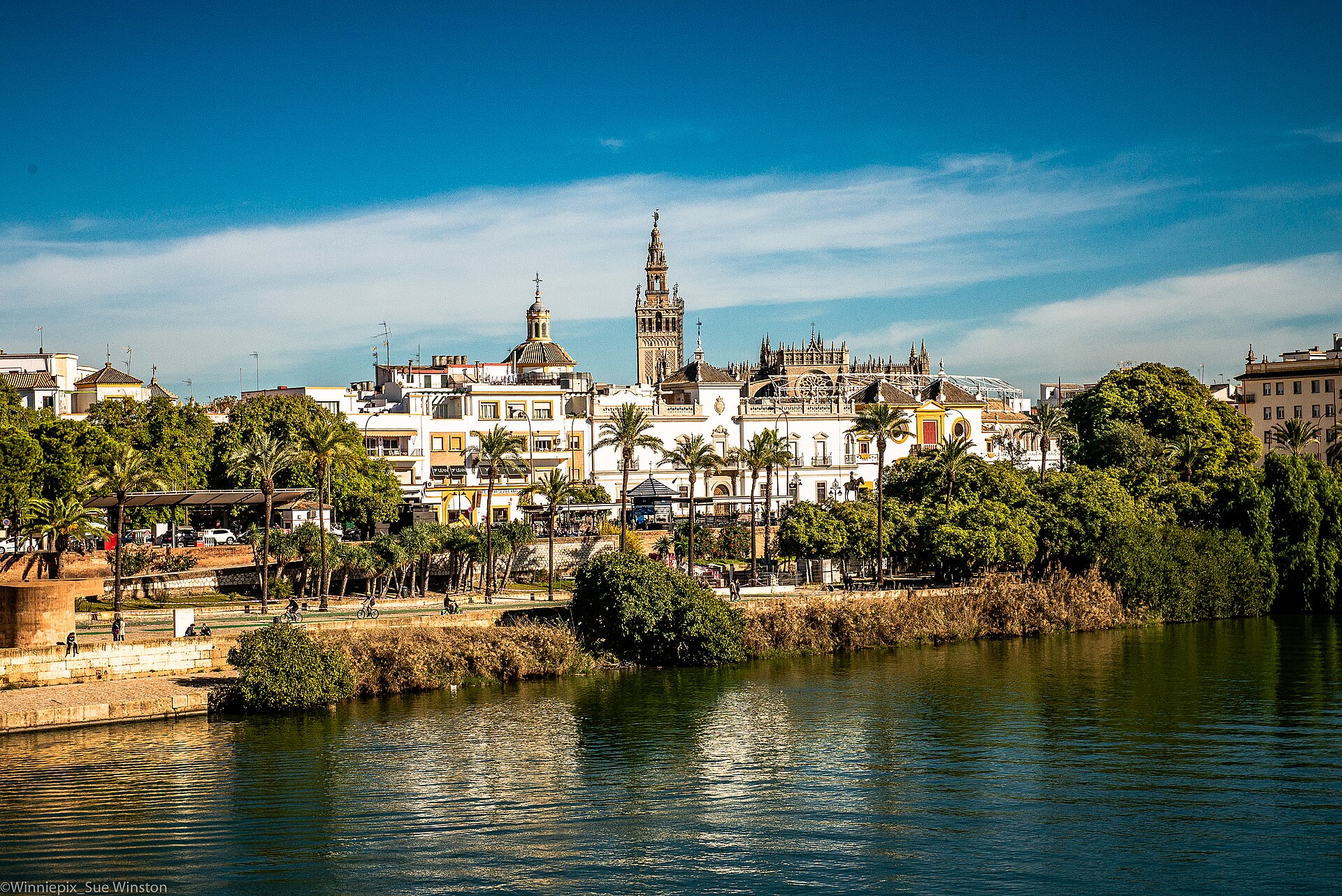 Skyline of Seville, Spain