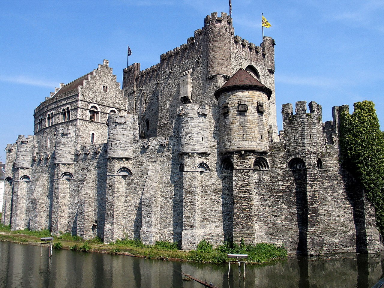 Gravensteen castle in Ghent
