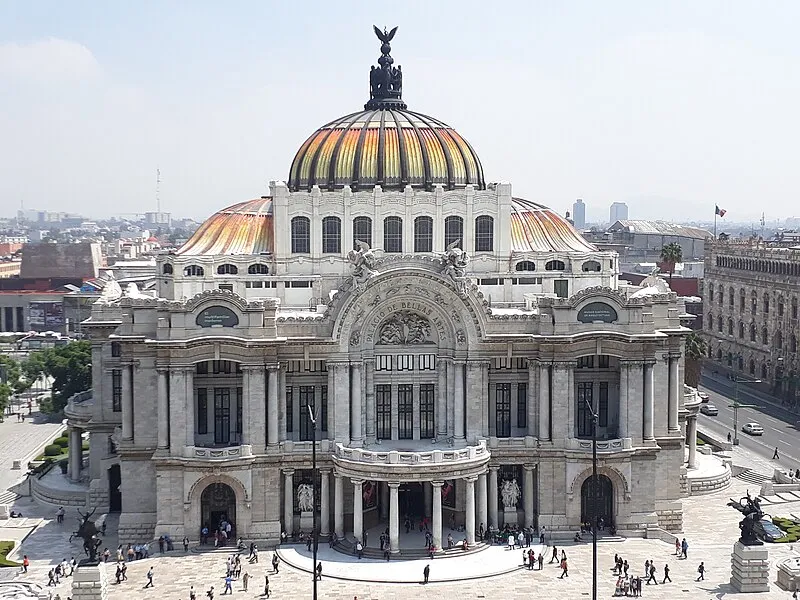 Palacio de Bellas Artes art nouveau and art deco palace, Mexico City