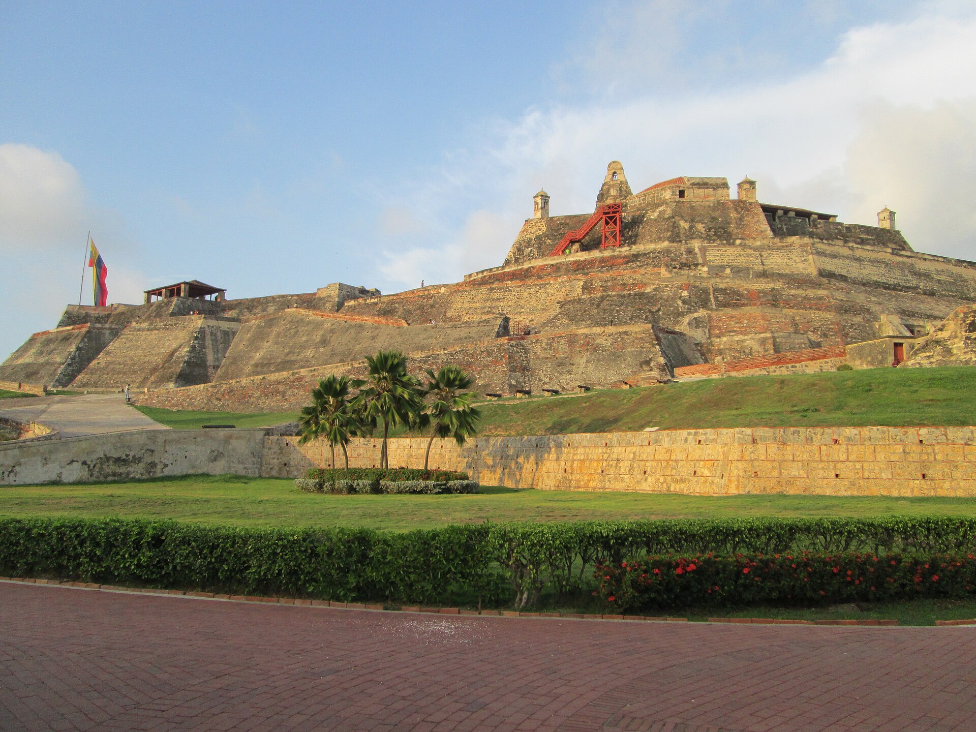 Castillo de San Felipe de Barajas fortress in Cartagena, Colombia