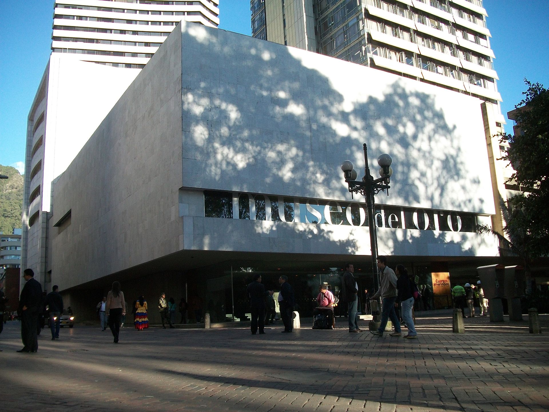 The Gold Museum (Museo del Oro) building in Bogota, Colombia