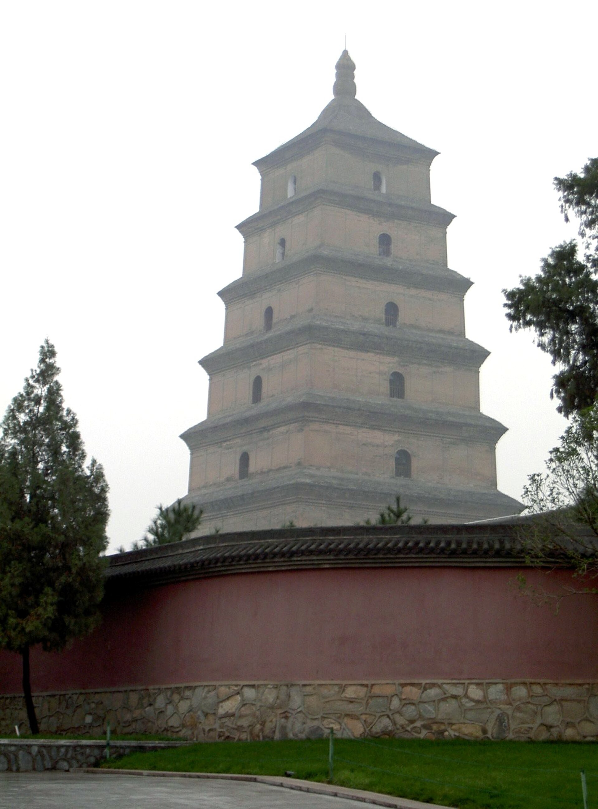 Giant Wild Goose Pagoda in Xi'an